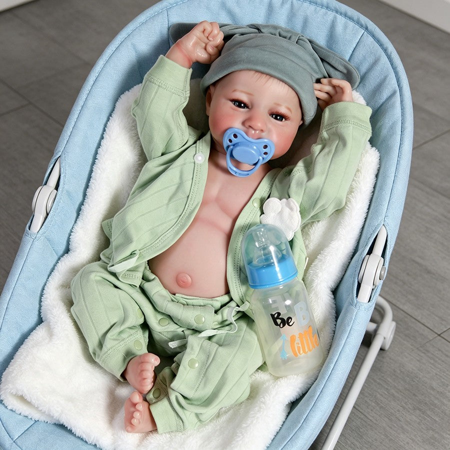 Waterproof Reborn Newborn Baby Doll Realistic Full Body Vinyl Silicone Boy Gift