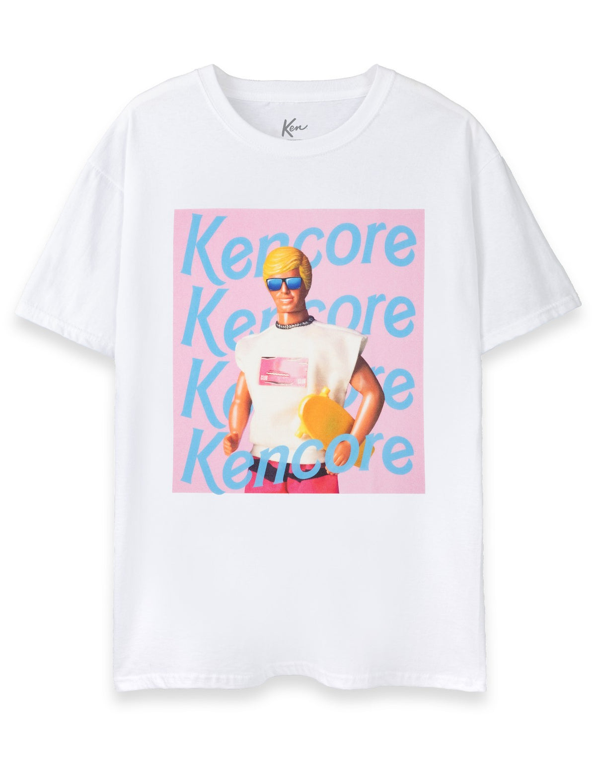 Barbie Short Sleeved T-Shirt | Mens White | Official Merch