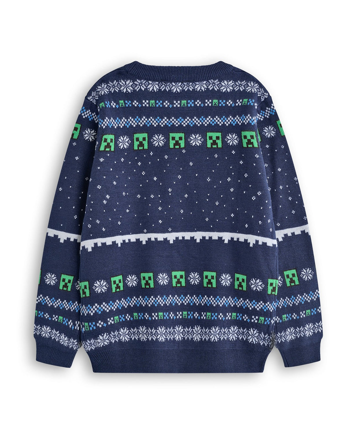 Minecraft Christmas Jumper | Boys Blue Gaming | Official Merch