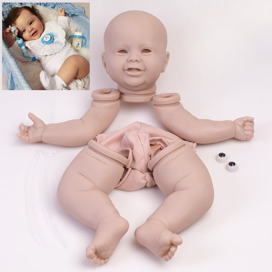 24" Realistic Reborn Baby Doll Kit DIY Supply Vinyl Silicone Unpainted Kits Part