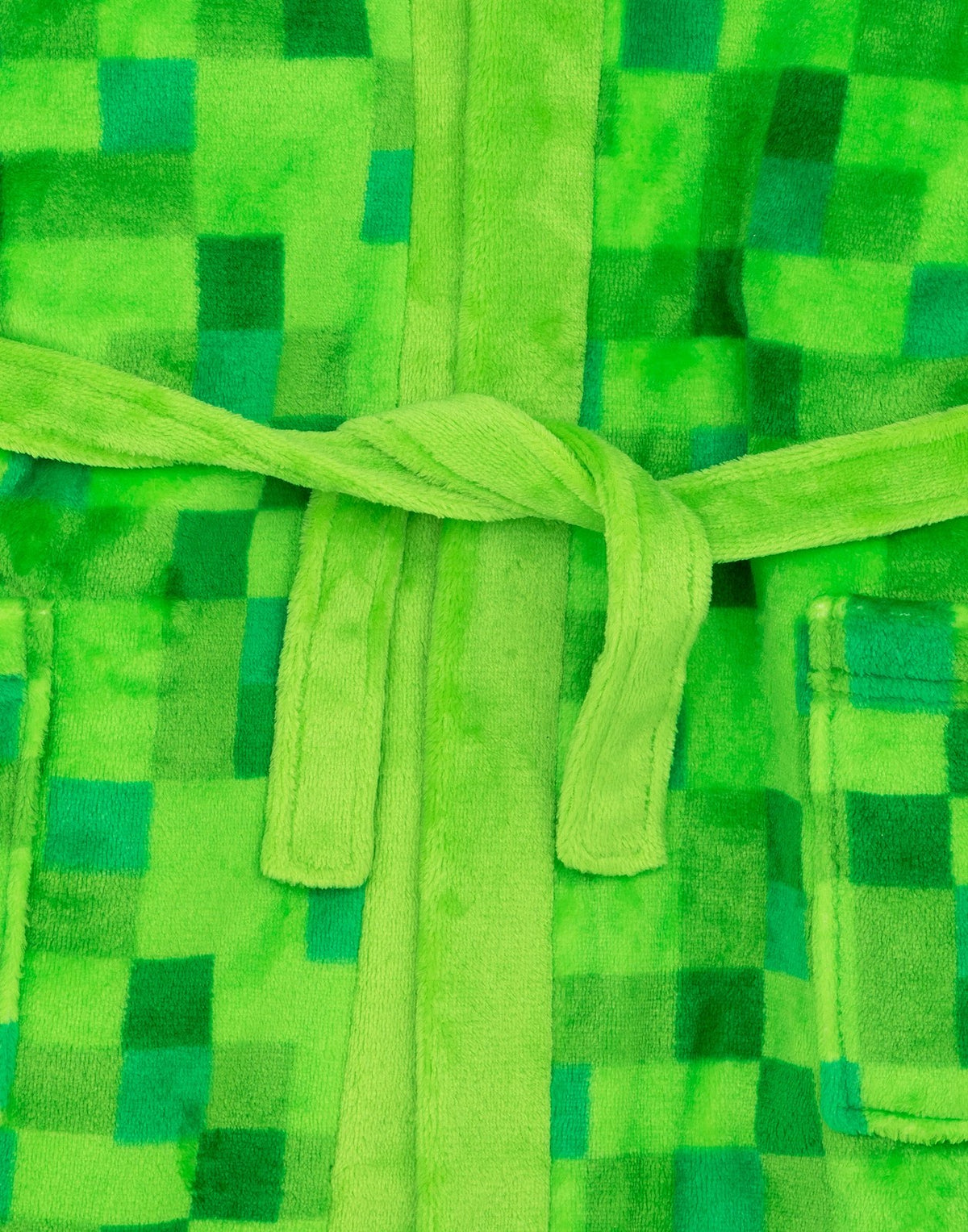 Minecraft Bathrobe | Unisex Kids Green Gaming | Official Merch