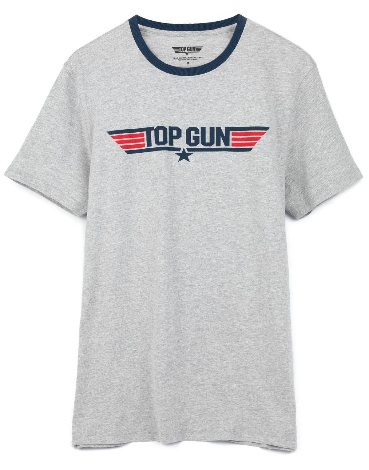 Top Gun Short Sleeve Long Leg Pyjama Set | Mens Navy/Grey | Official Merch