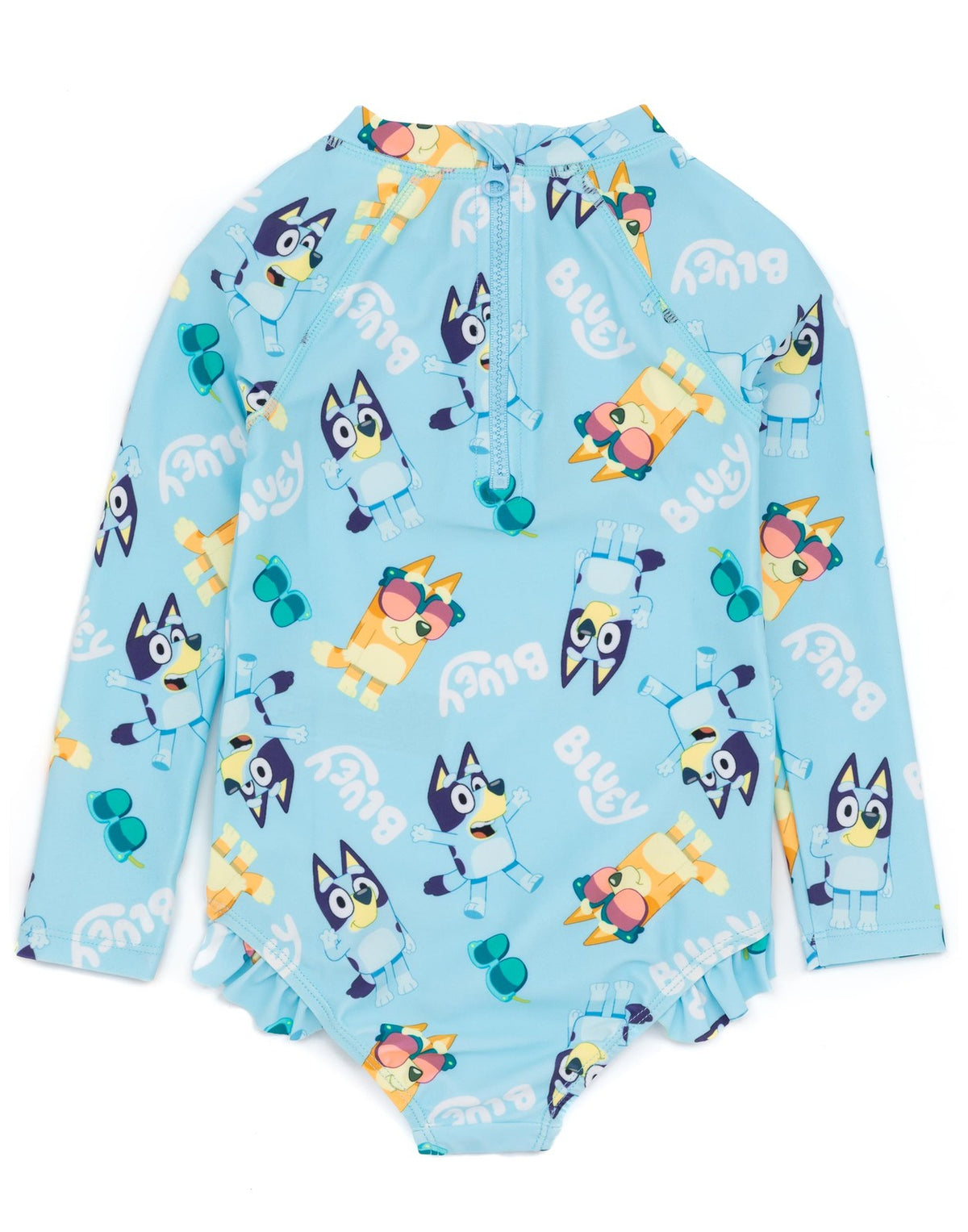 Bluey 1 Piece Swimming Costume | Girls Blue | Official Merch