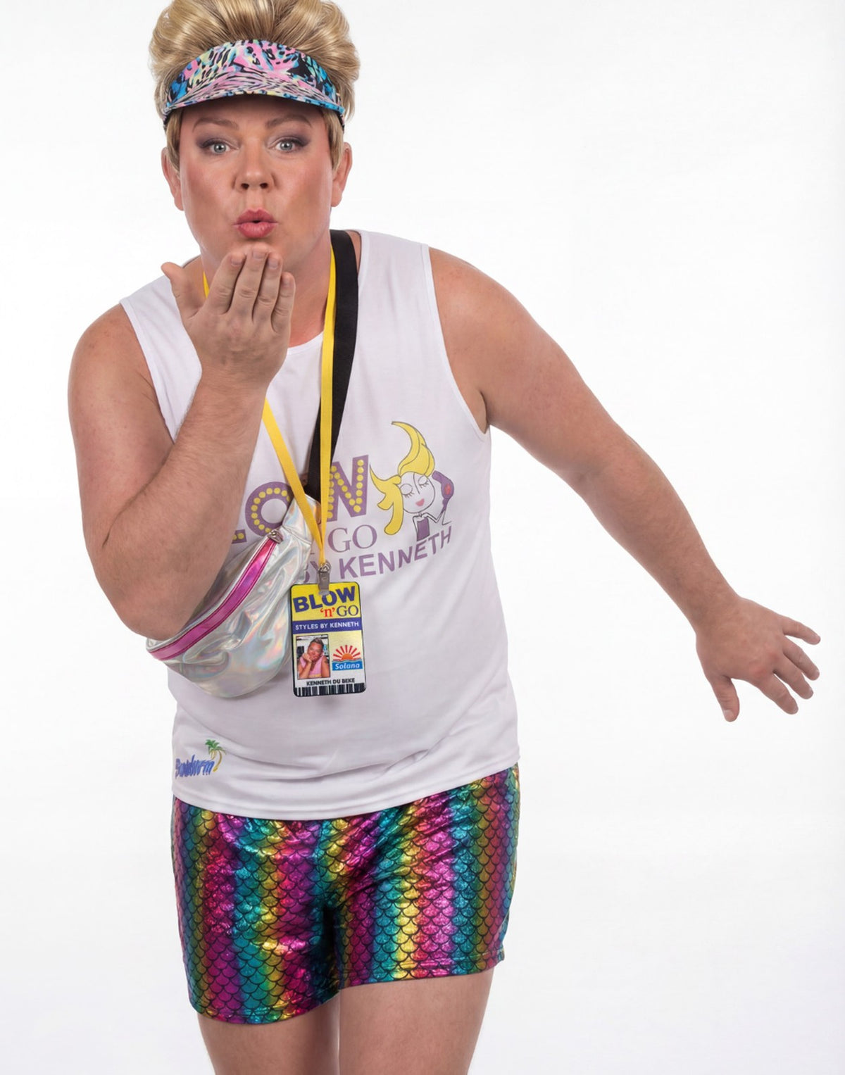 Benidorm 6 Piece Costume | Mens Multicoloured | Official Merch