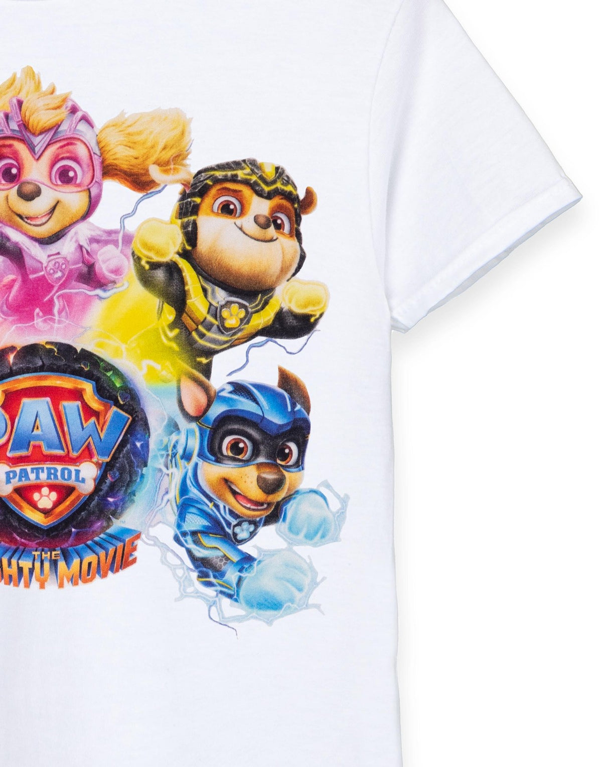 Paw Patrol Short Sleeved T-Shirt | Unisex Kids White | Official Merch