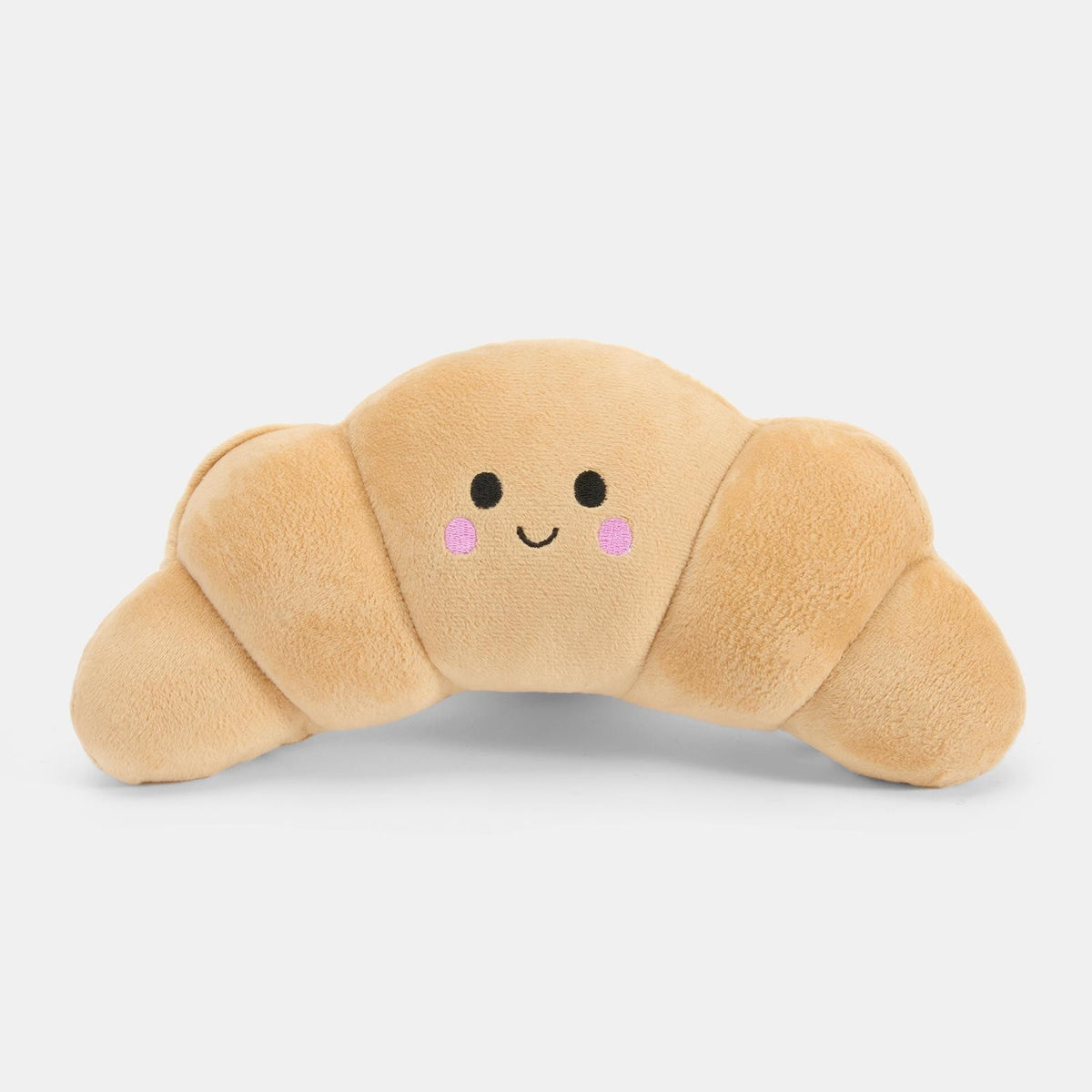OHS Croissant Hottie Microwaveable Warmie Fluffy Novelty Heat Pad Hand Warmer
