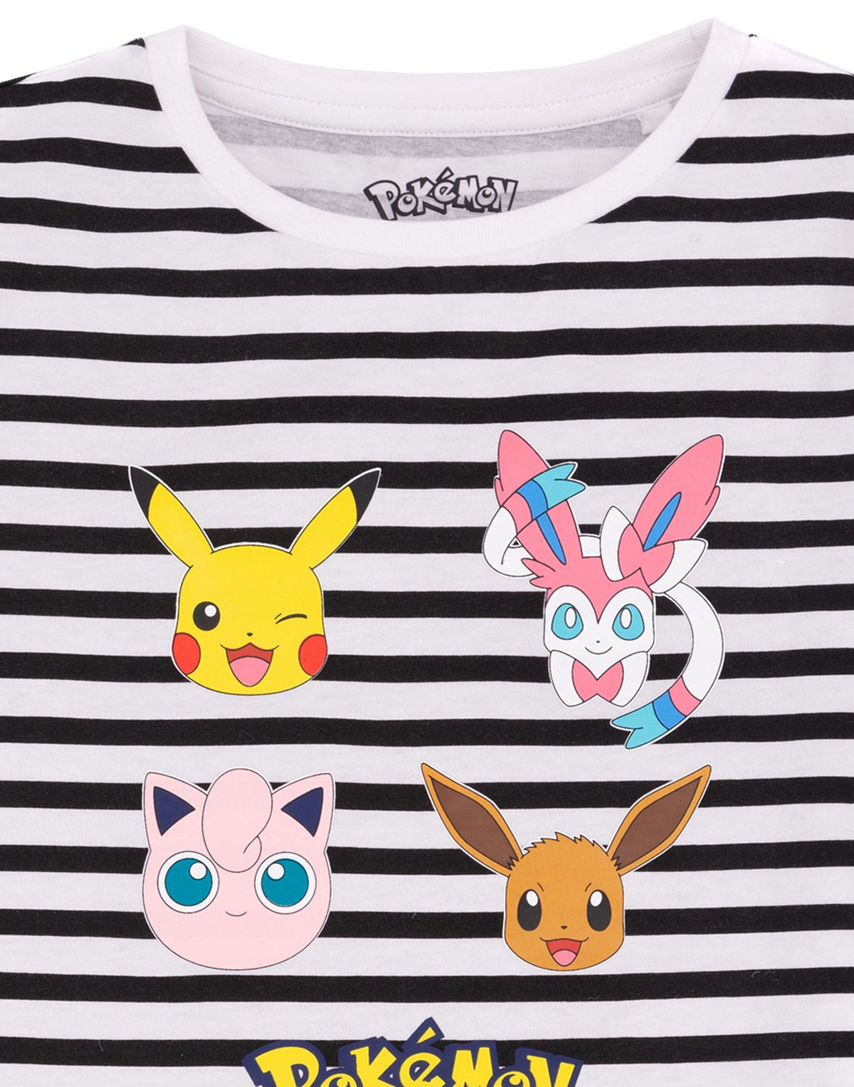 Pokemon Short Sleeved T-Shirt | Girls White | Official Merch