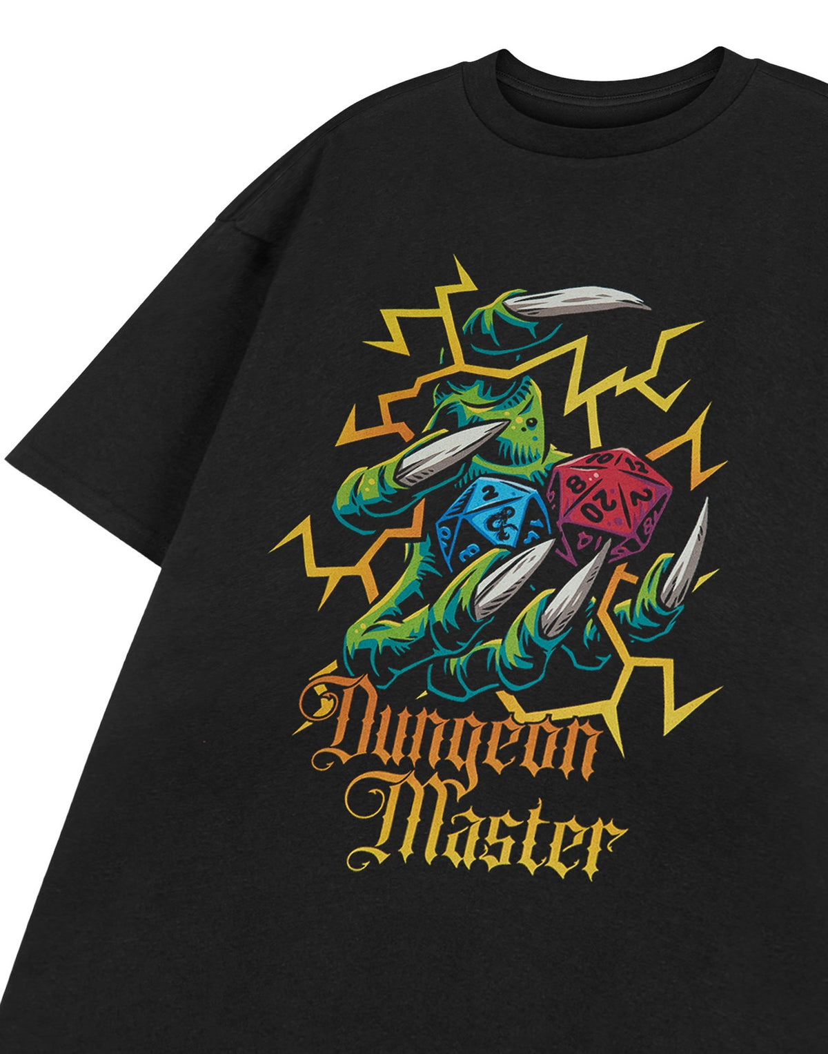 Dungeons & Dragons Short Sleeved T-Shirt | Mens Black | Official Merch