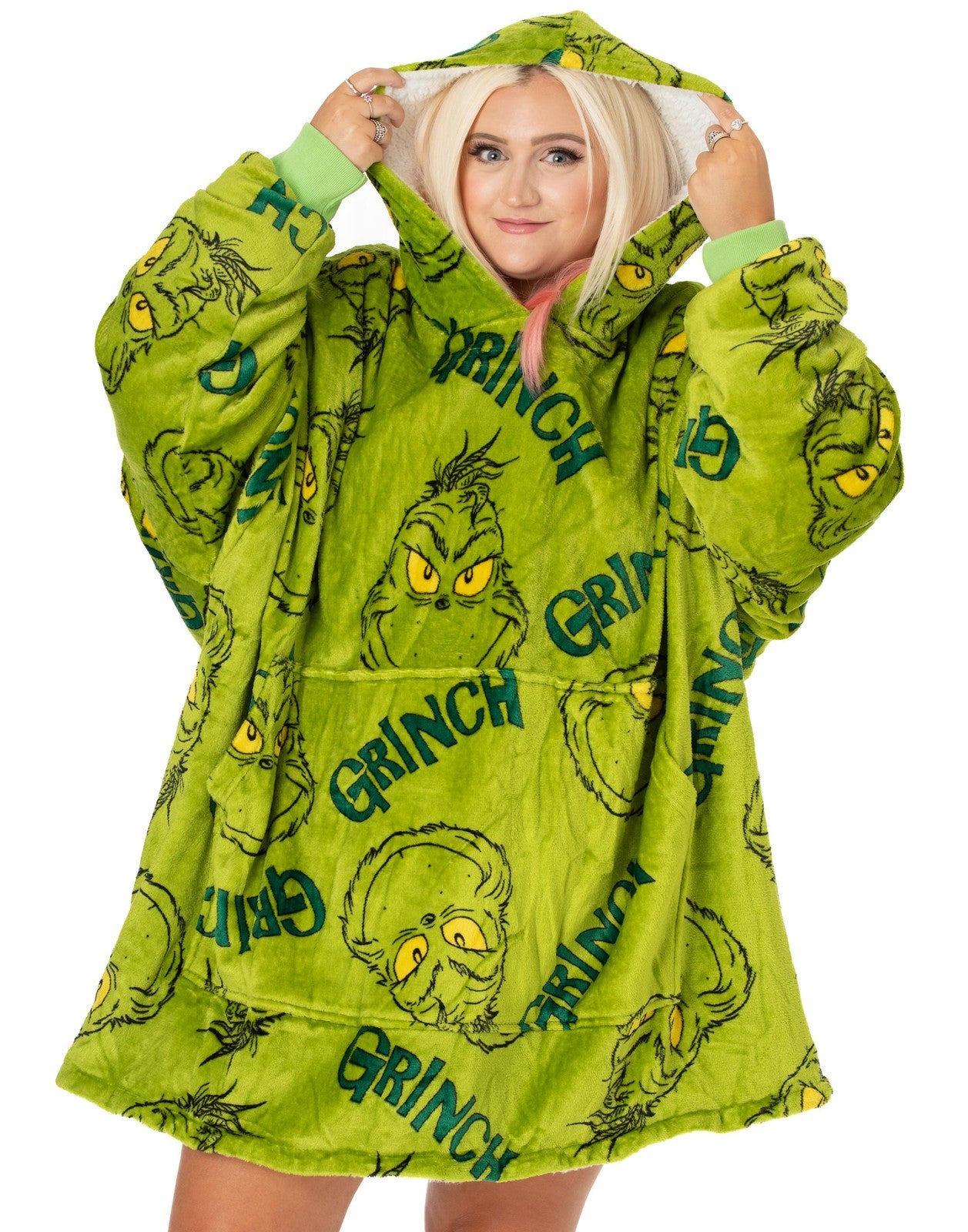 The Grinch Blanket Hoodie | Unisex Green | Official Merch