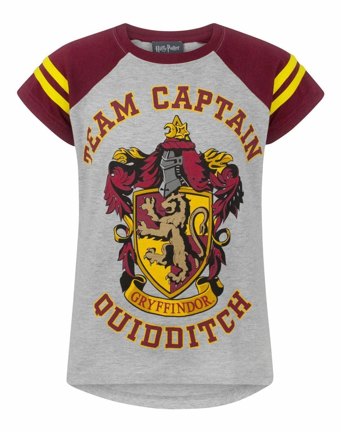 Harry Potter Short Sleeved T-Shirt | Girls Grey | Official Merch