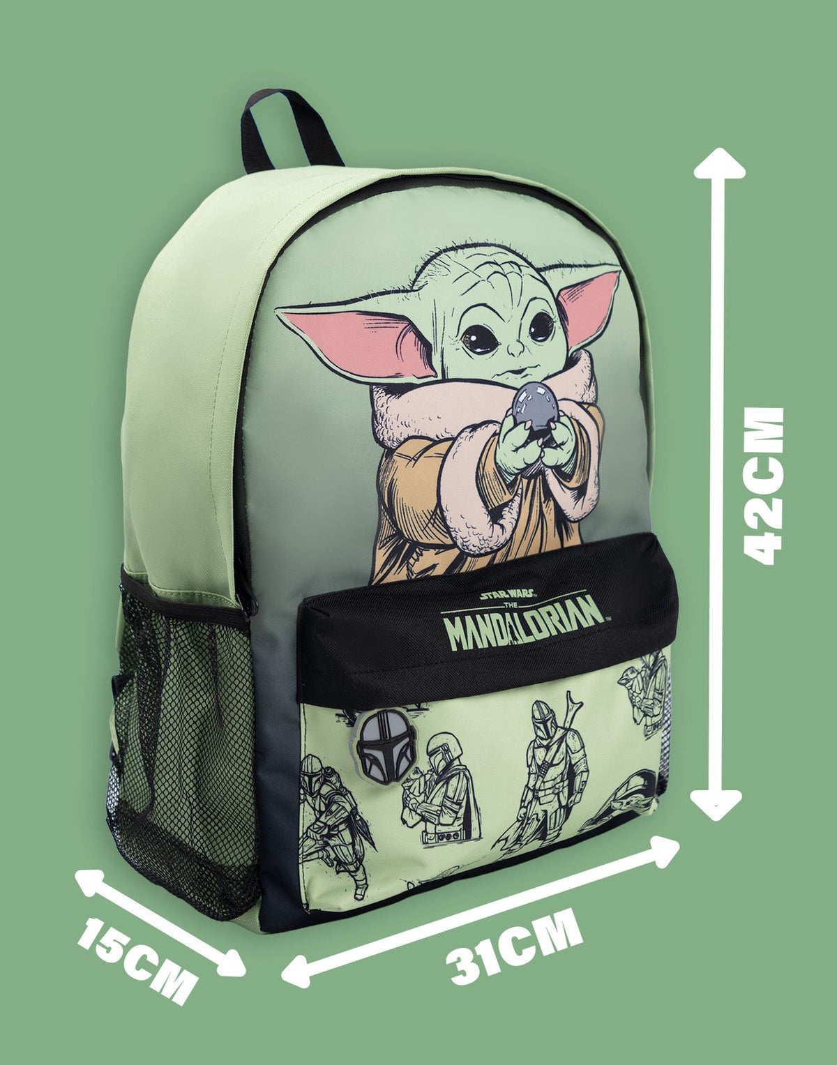 Star Wars Backpack | Boys Green | Official Merch