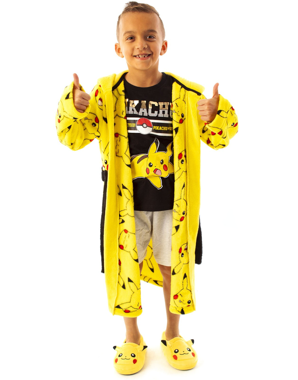 Pokemon Bathrobe | Unisex Kids Yellow | Official Merch