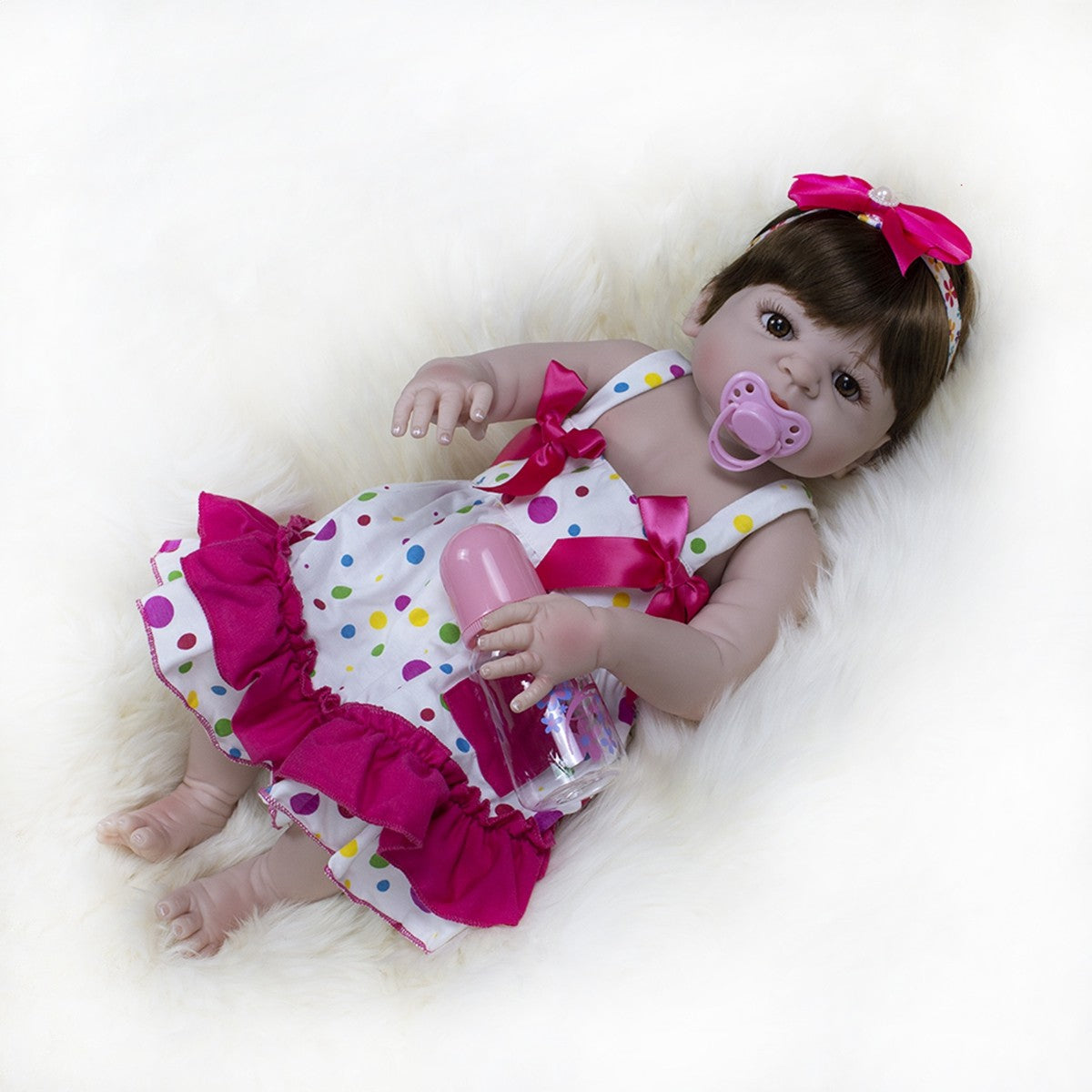 22'' Waterproof Twins Reborn Baby Dolls Full Body Vinyl Silicone Boy Girl Gifts
