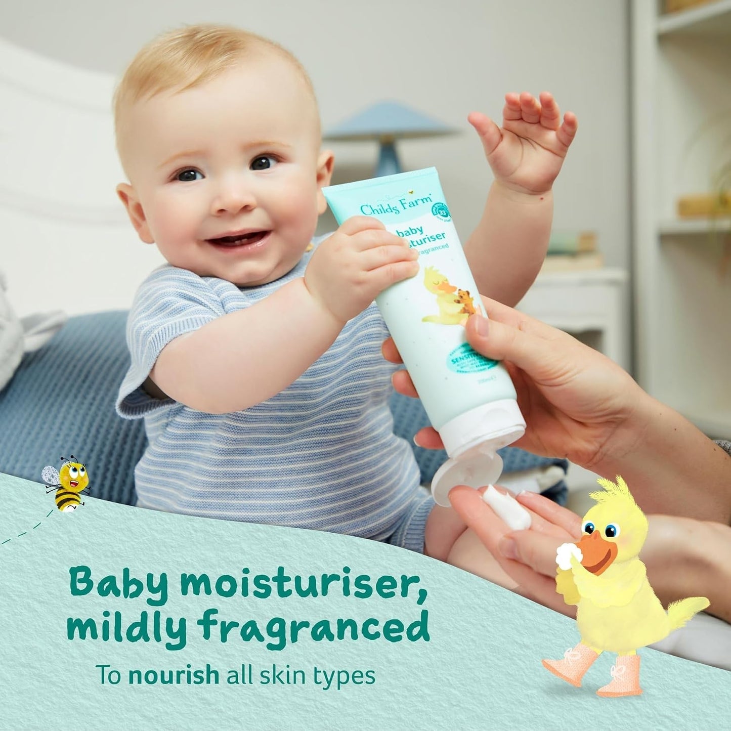 Complete Baby Skincare Bundle: Moisturiser, Wash & Bedtime Bubbles for Eczema