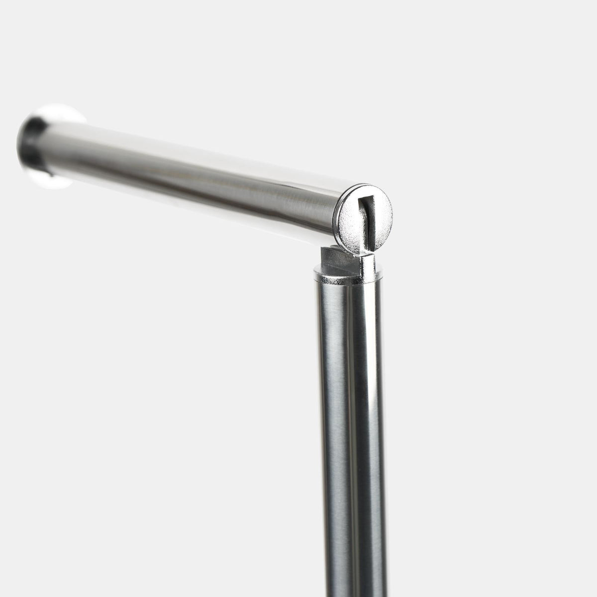 Free Standing Toilet Roll Holder Space Saving Storage Bathroom Loo Roll Frame