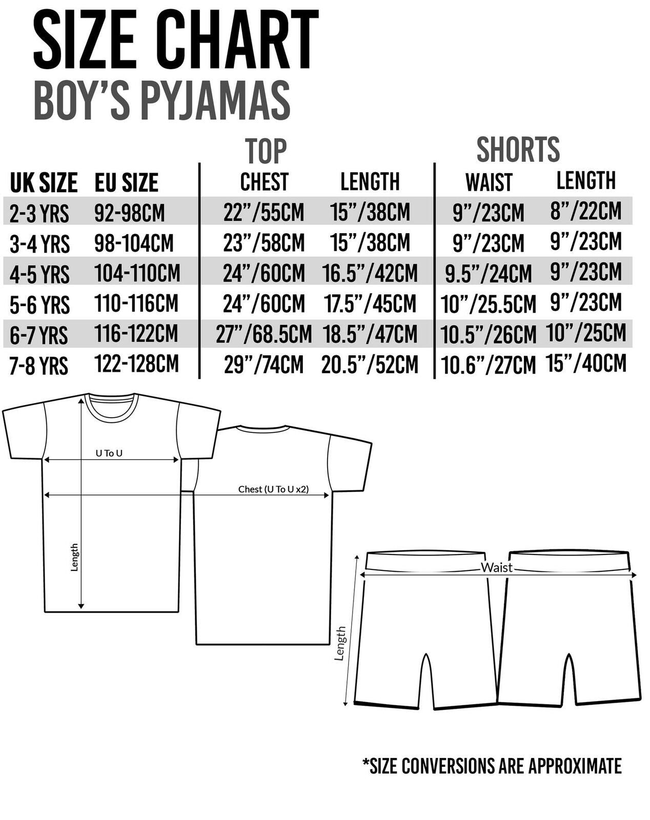 Disney Short Sleeve Short Leg Pyjama Set | Boys Blue | Official Merch