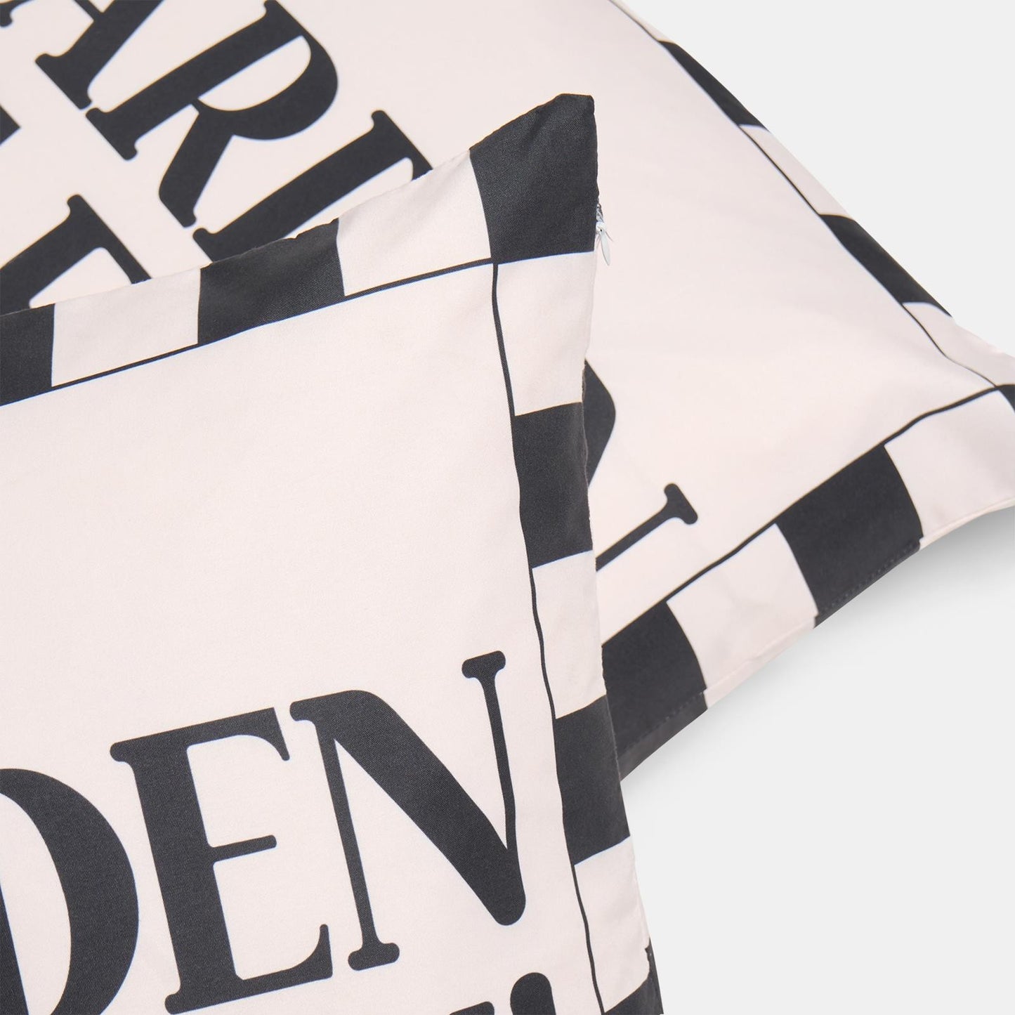OHS Slogan Garden Cushion Covers 2 Pack Water Resistant Outdoor - Garden of Fun