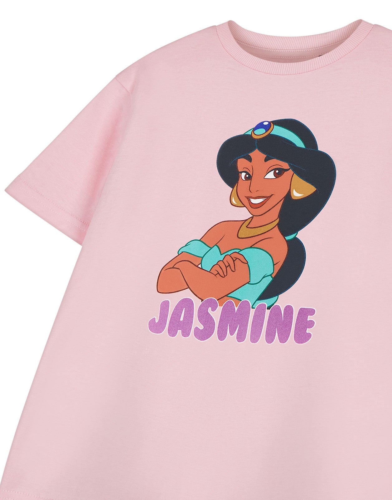 Disney Short Sleeved T-Shirt | Girls Pink | Official Merch