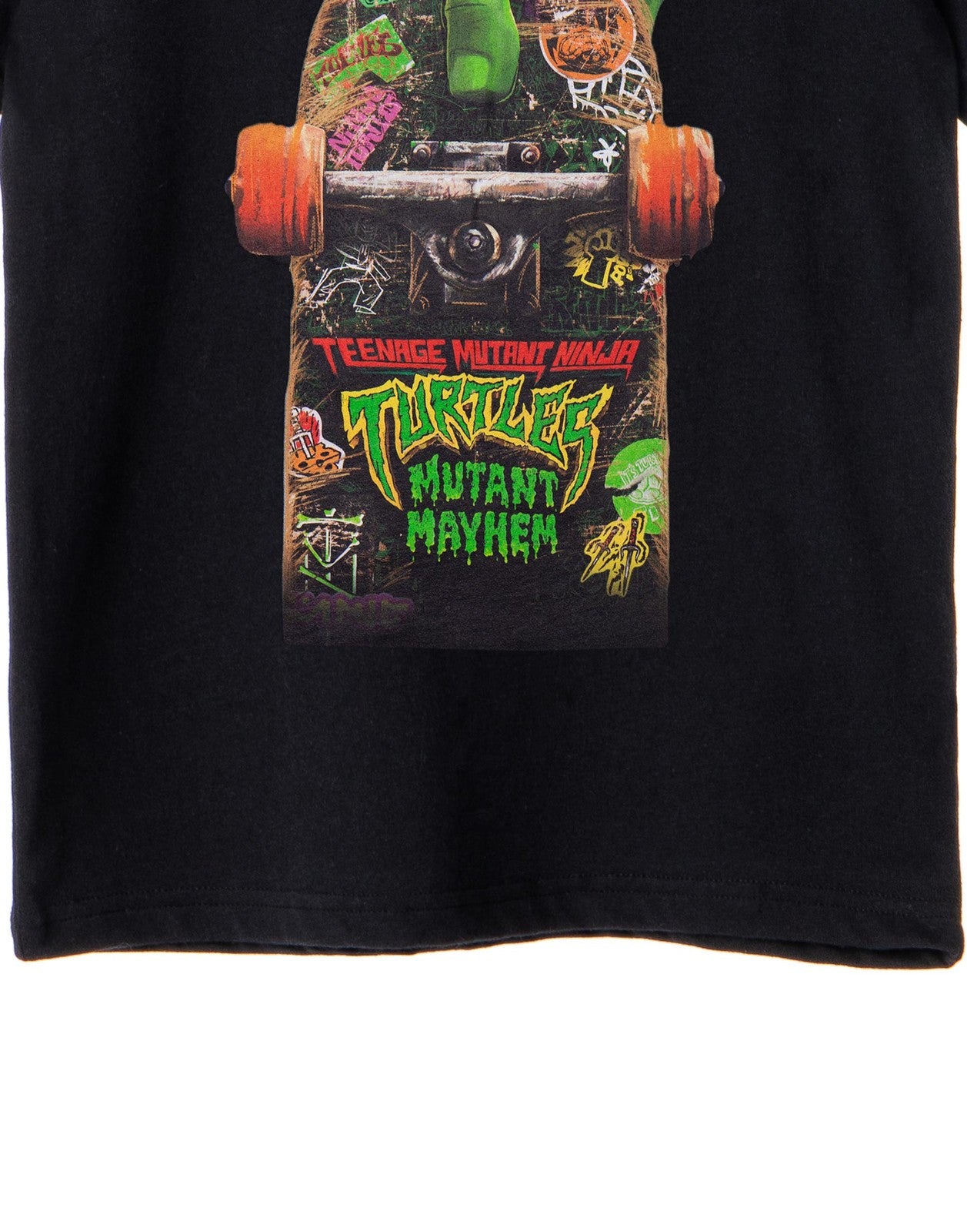 Teenage Mutant Ninja Turtles Short Sleeved T-Shirt | Boys Black | Official Merch