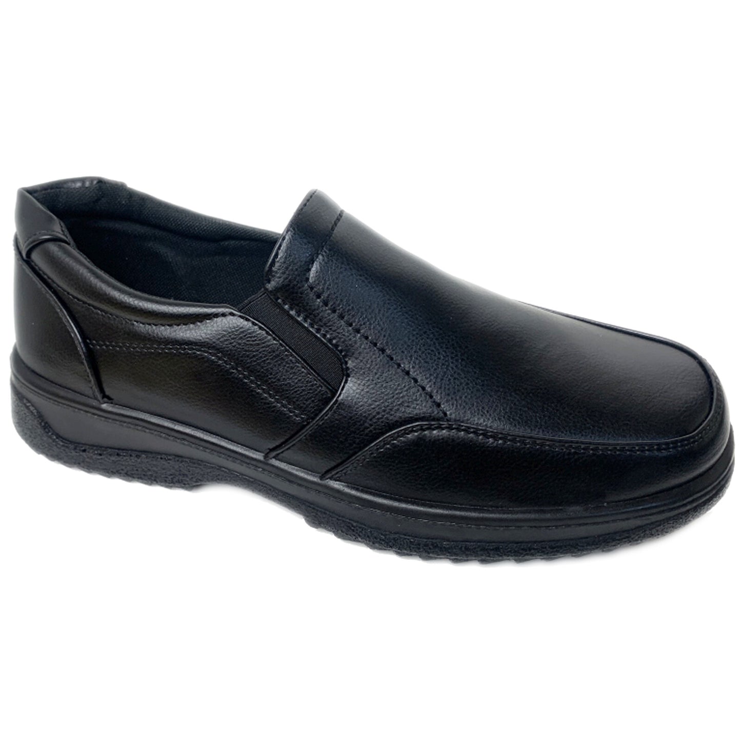 MENS FORMAL SHOES FAUX LEATHER SMART DRESS WEDDING OFFICE WORK CASUAL BOOTS MOCS