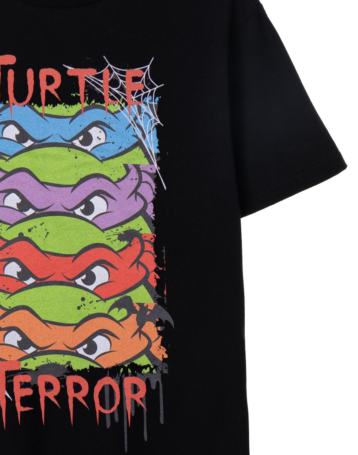 Teenage Mutant Ninja Turtles Short Sleeved T-Shirt | Mens Black | Official Merch