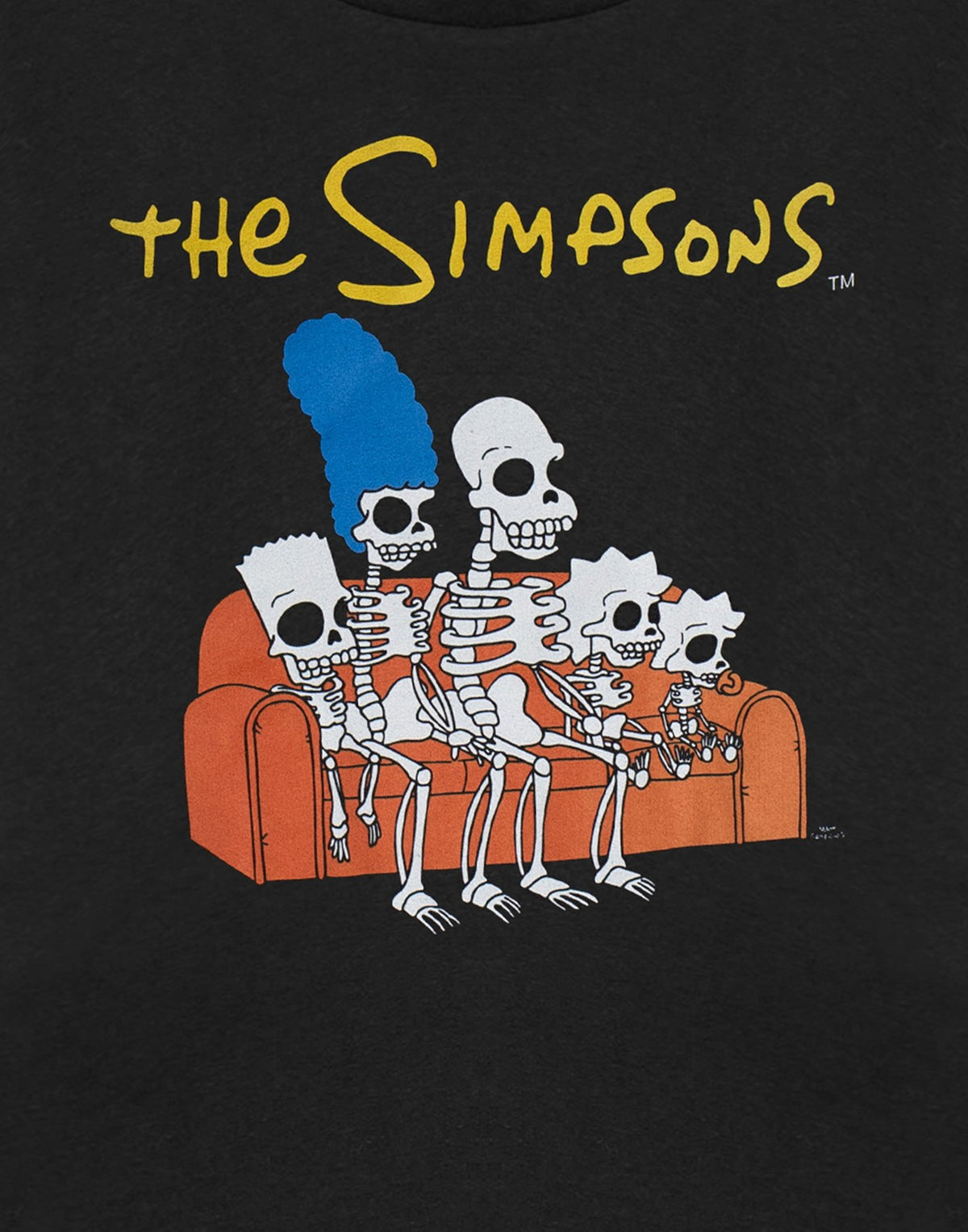 The Simpsons Short Sleeved T-Shirt | Boys Black | Official Merch