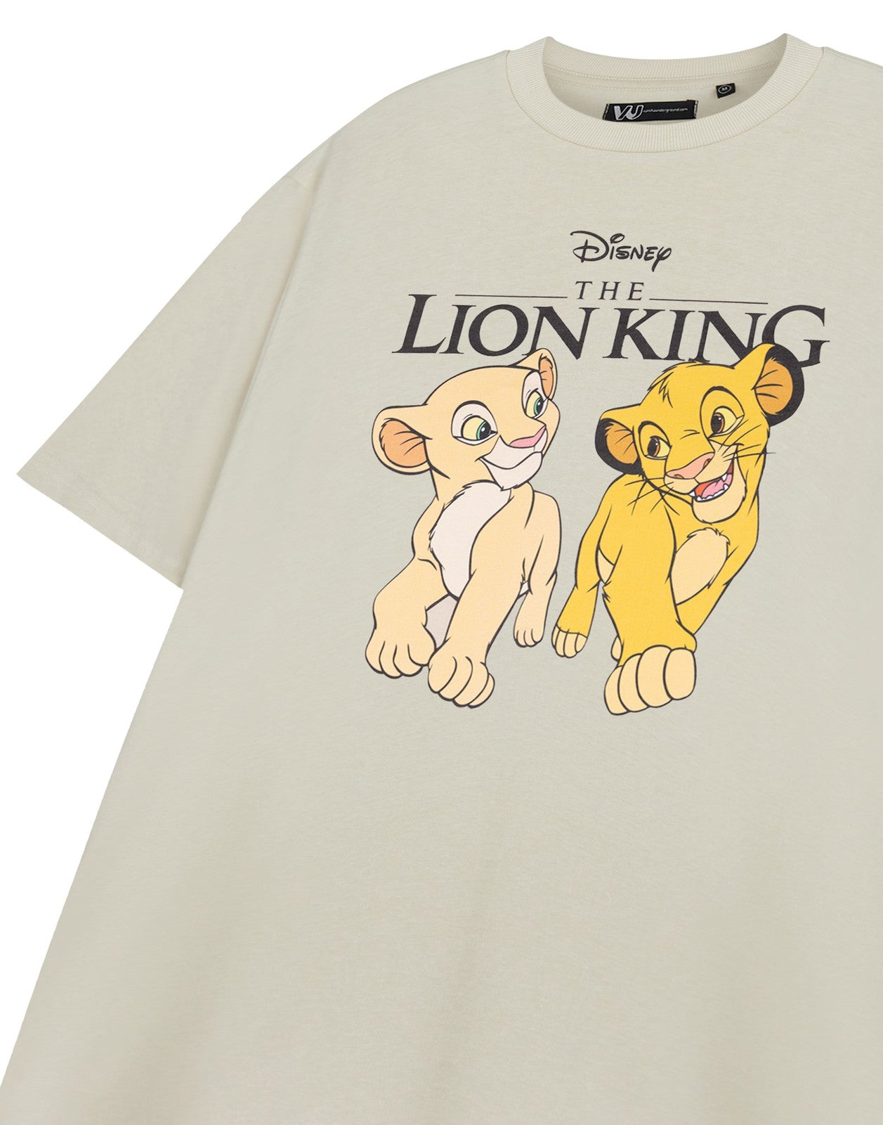 Disney Short Sleeved T-Shirt | Womens Oatmeal | Official Merch