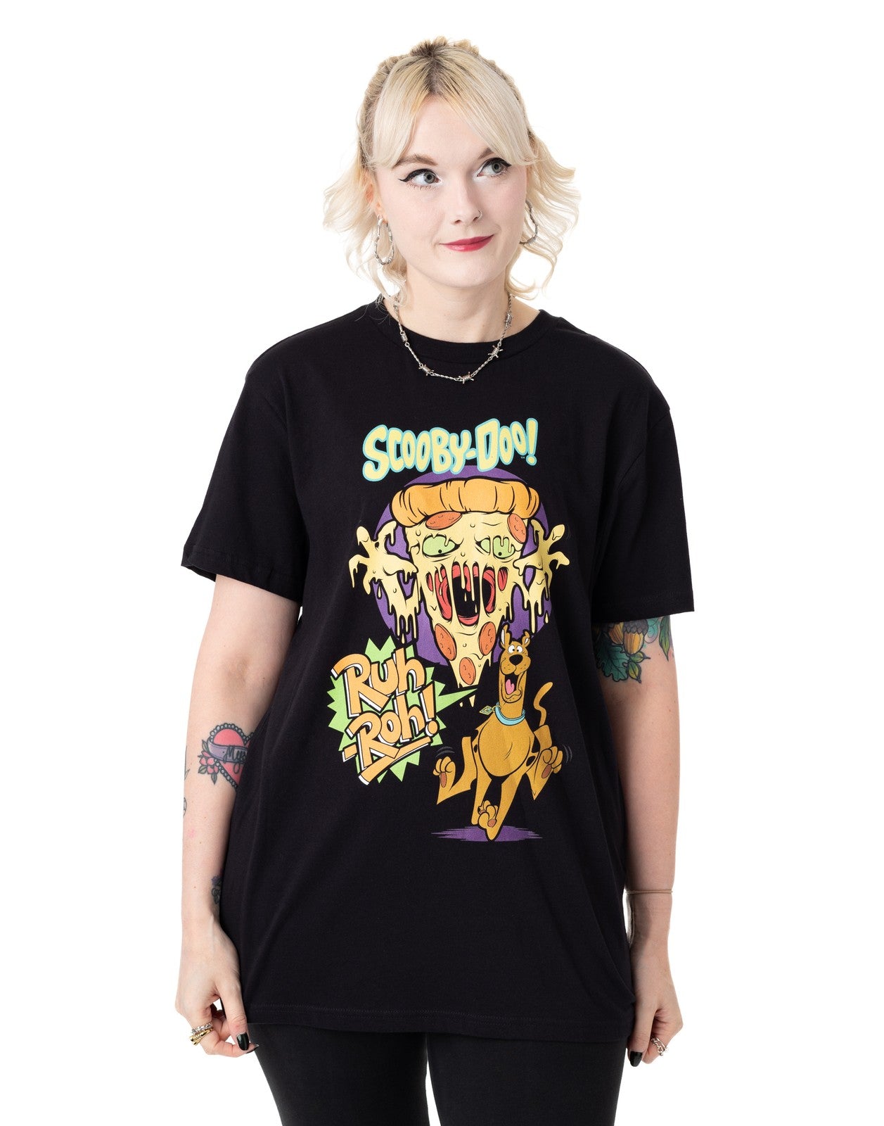 Scooby Doo Short Sleeved T-Shirt | Unisex Black | Official Merch