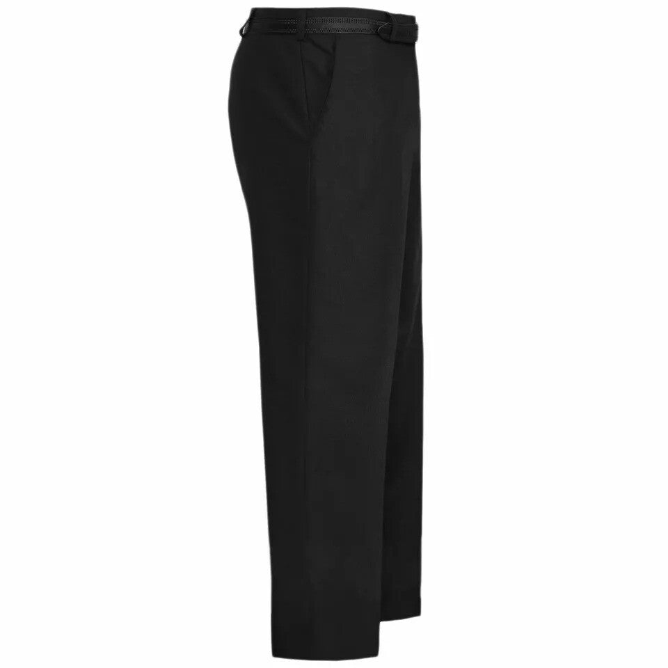 MENS OFFICE TROUSER BUSINESS WORK CASUAL SMART FORMAL BIG PLUS BELT POCKET PANTS