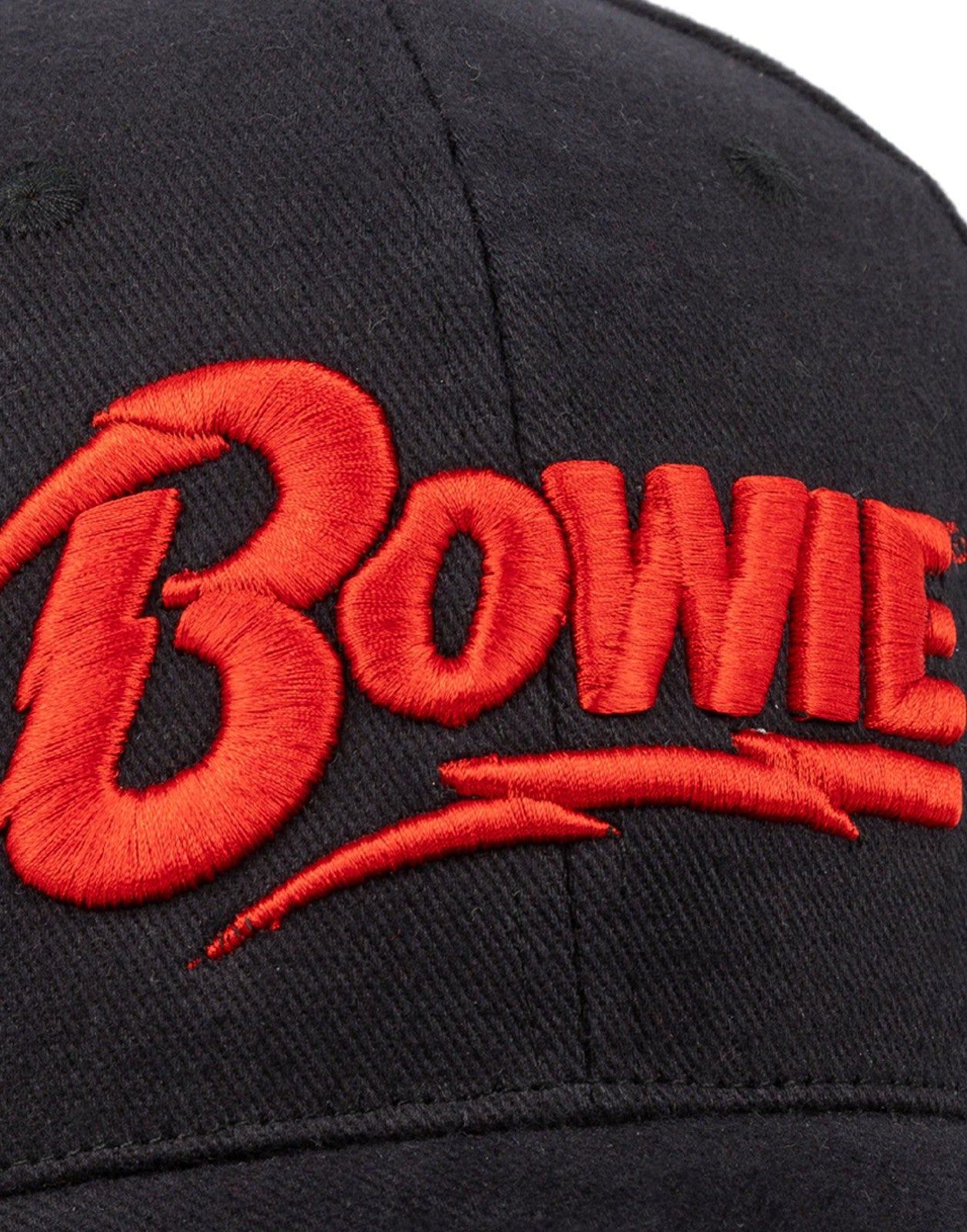 David Bowie Adjustable Curved Peak Cap | Unisex Black | Official Merch