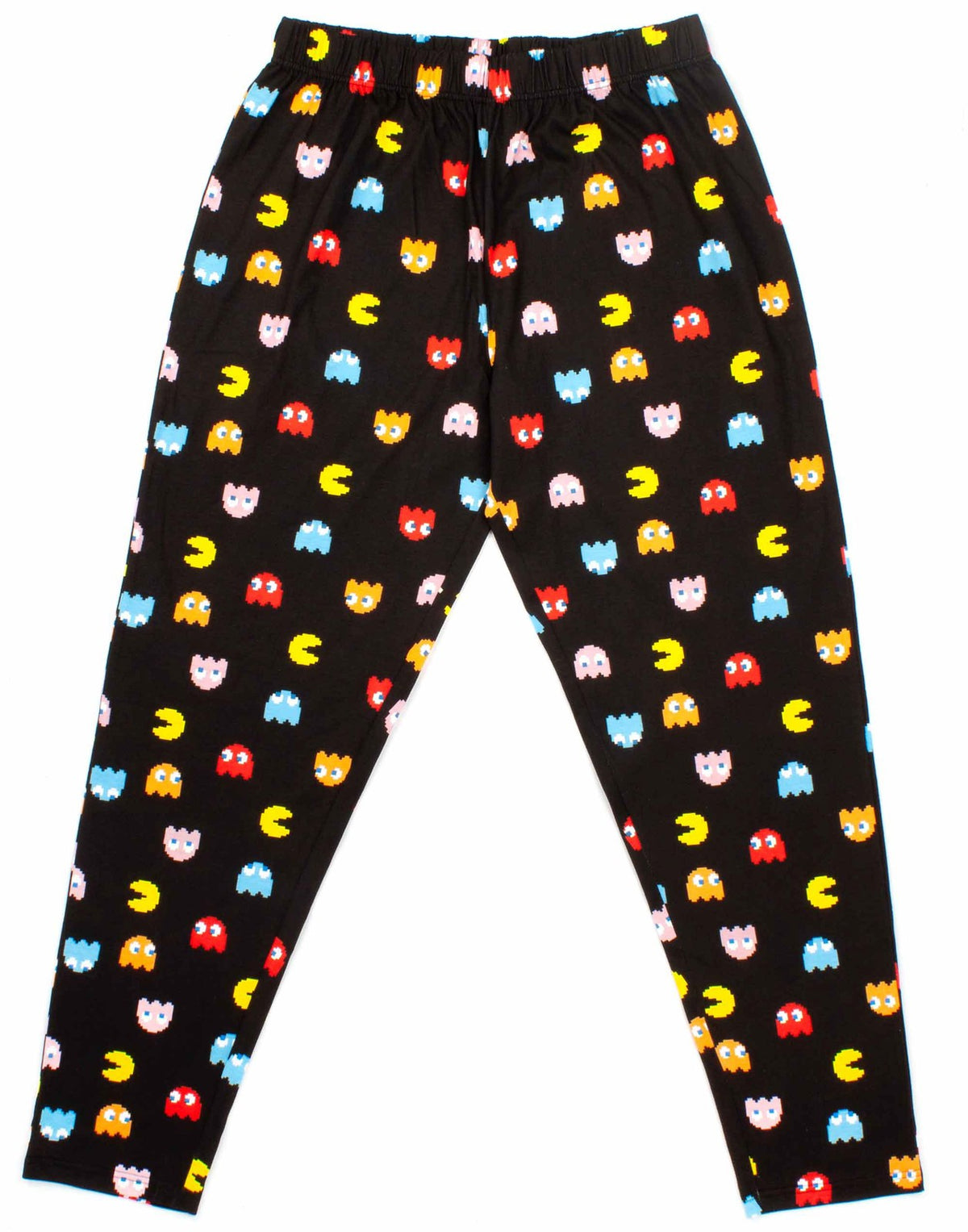 Pacman Short Sleeve Long Leg Pyjama Set | Mens Black | Official Merch