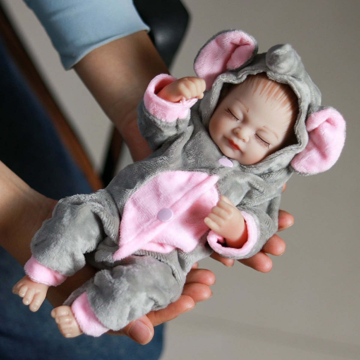Lifelike Mini Reborn Baby Dolls Full Body Vinyl Silicone Newborn Preemie Girl UK