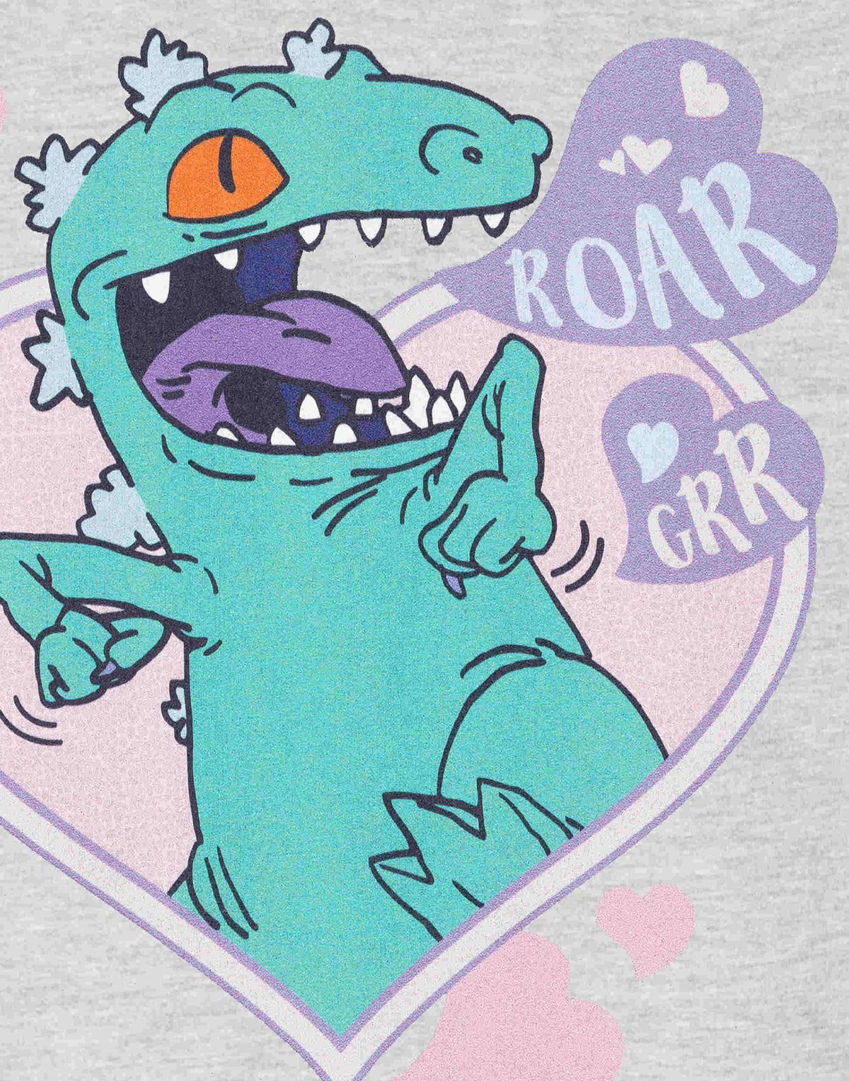 Rugrats Hoodie | Womens Grey Marl | Official Merch