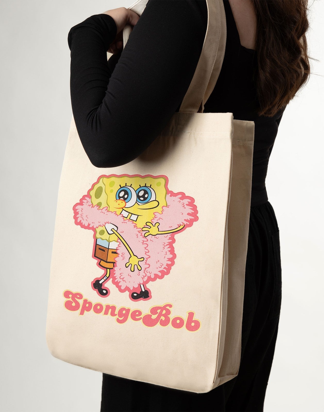 SpongeBob SquarePants Tote Bag | Unisex Beige | Official Merch