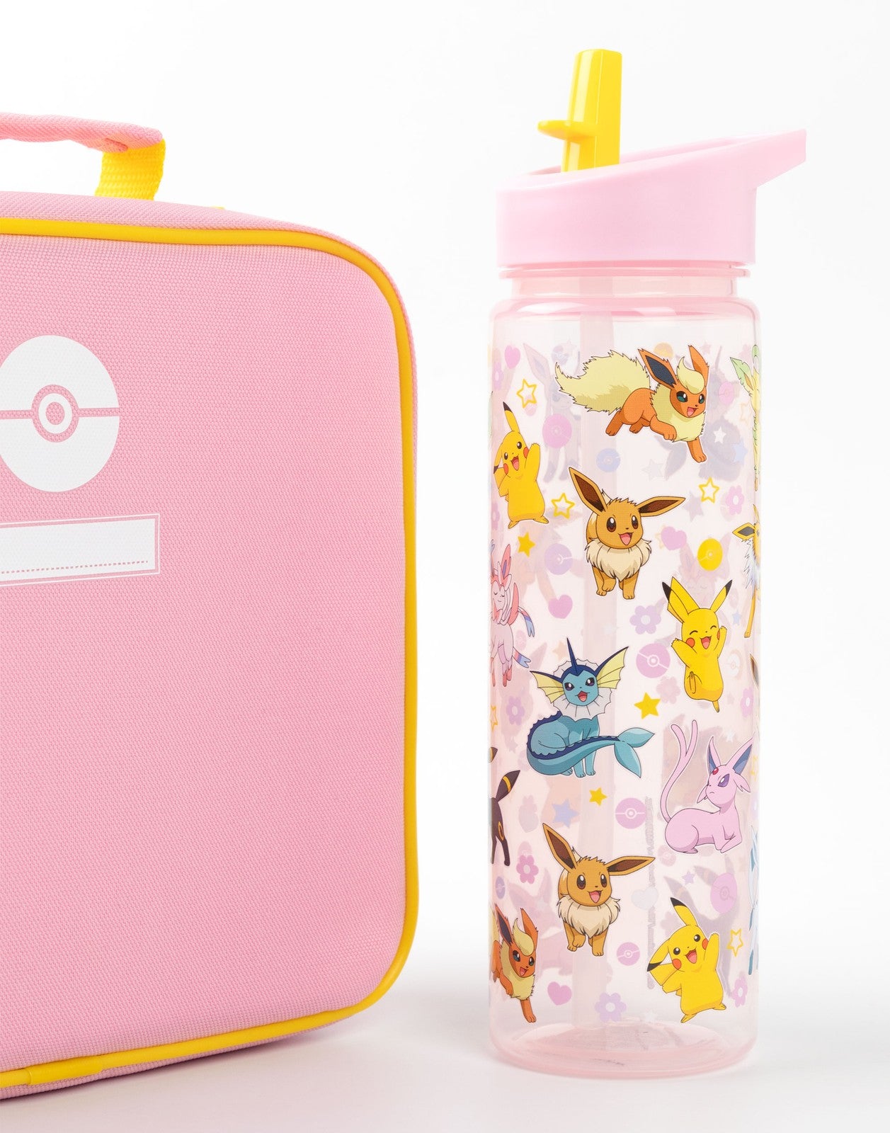 Pokemon Lunch Bag Bottle and 3 Snack Pot | Girls Multicoloured | Official Merch