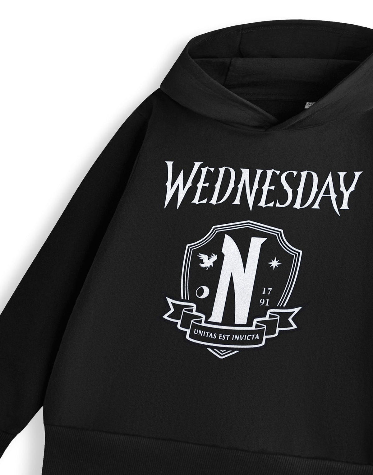 Wednesday Hoodie | Girls Black | Official Merch