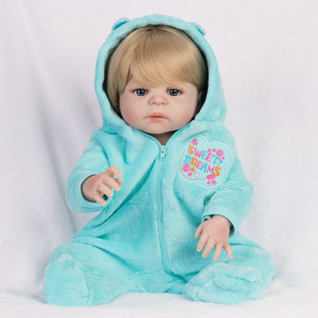 Realistic Reborn Baby Dolls Full Body Vinyl Silicone Waterproof Newborn Boy Gift