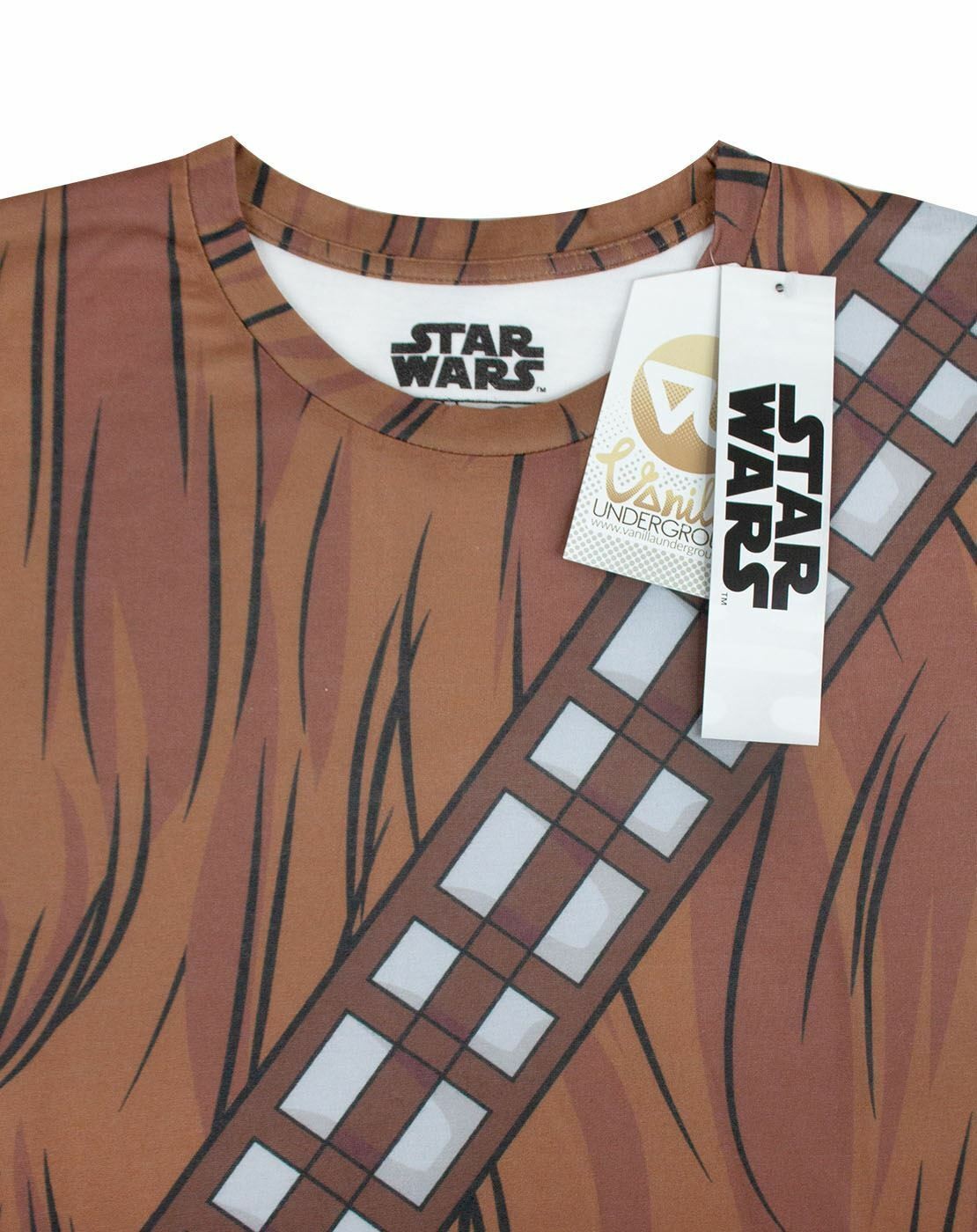 Star Wars Short Sleeved T-Shirt | Mens Brown | Official Merch
