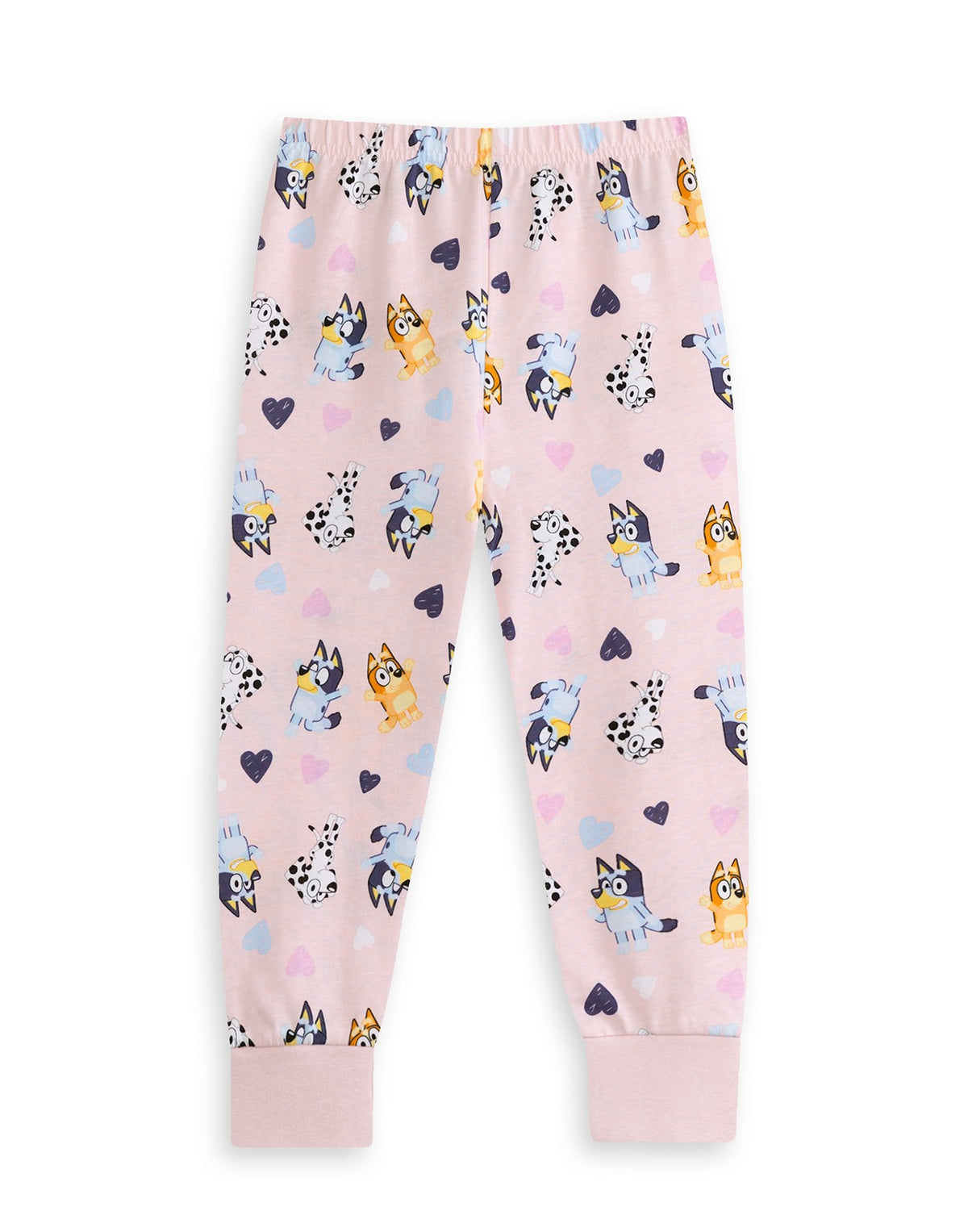Bluey Long Sleeve Long Leg Pyjama Set | Girls Cream | Official Merch