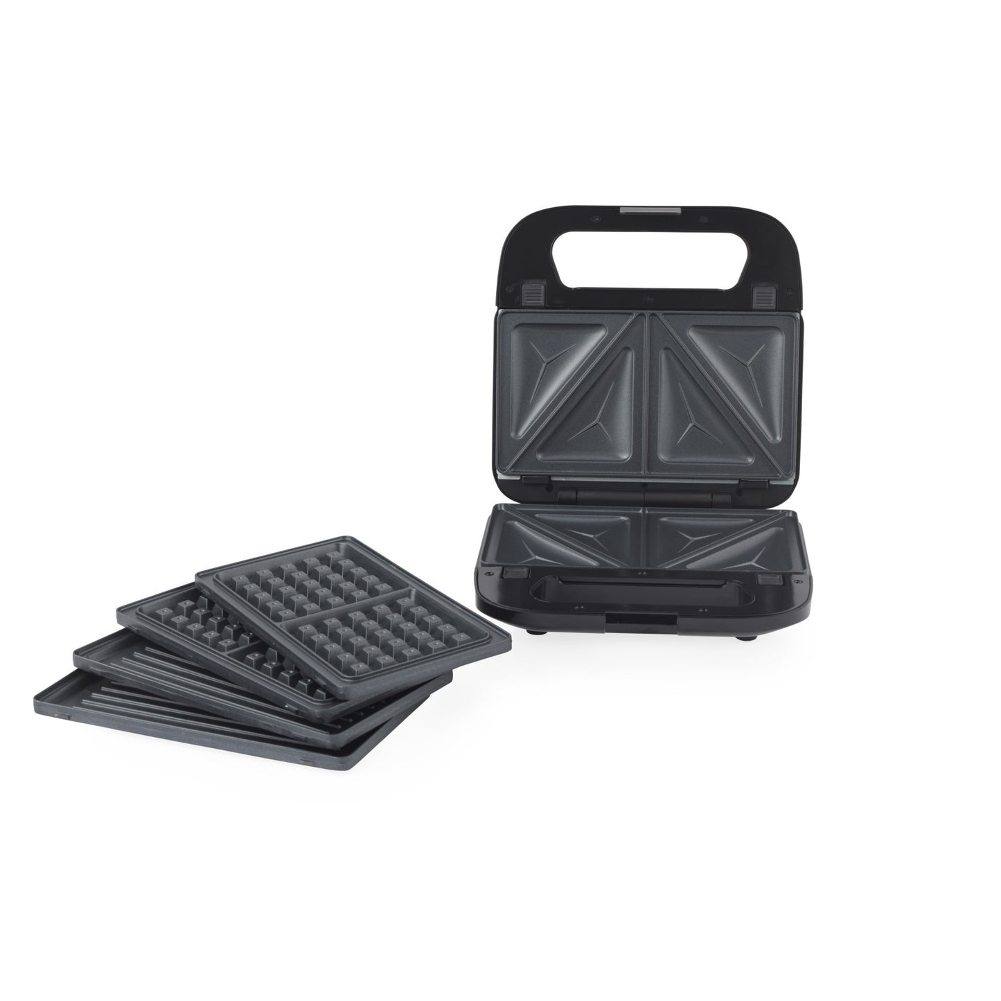 Progress 3-in-1 Snack Maker – Paninis, Toasties & Waffles, Non-Stick, 700W