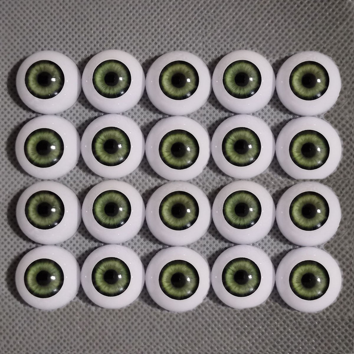 10 Pairs Half Round Acrylic Eyes Eyeballs for Reborn Baby Dolls Kit DIY Repair