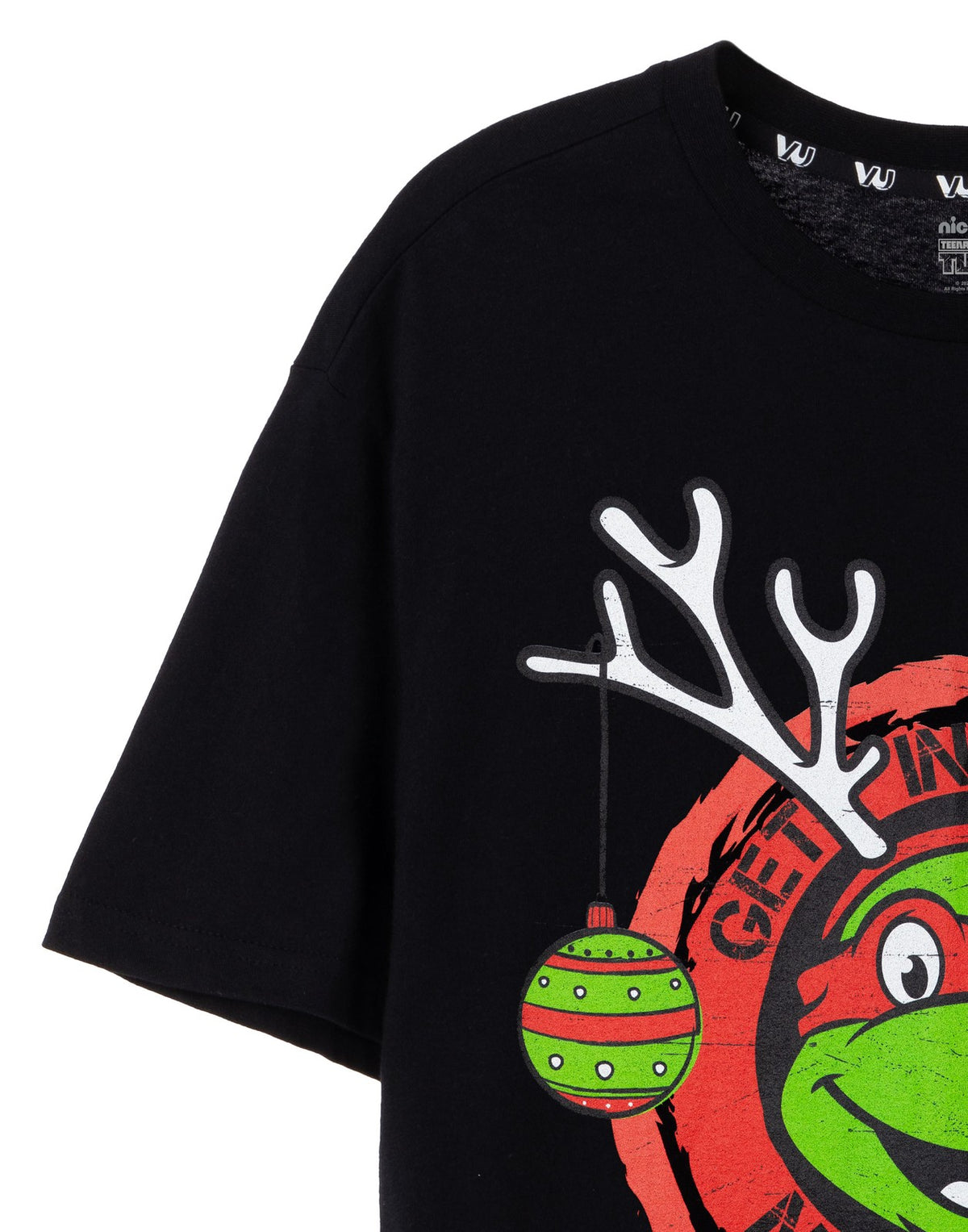 Teenage Mutant Ninja Turtles Short Sleeved T-Shirt | Mens Black | Official Merch