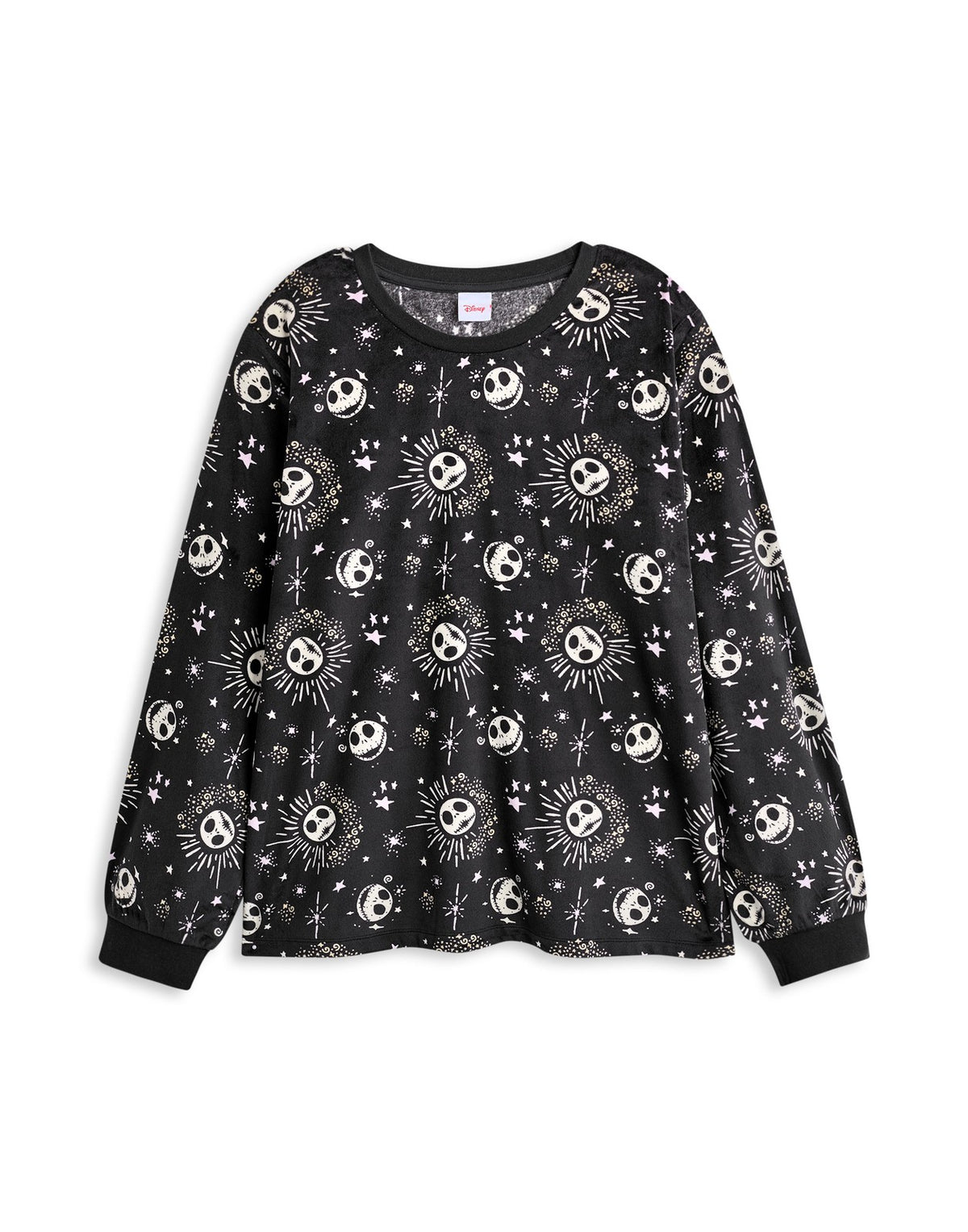 Disney Long Sleeve Long Leg Pyjama Set | Womens Black | Official Merch