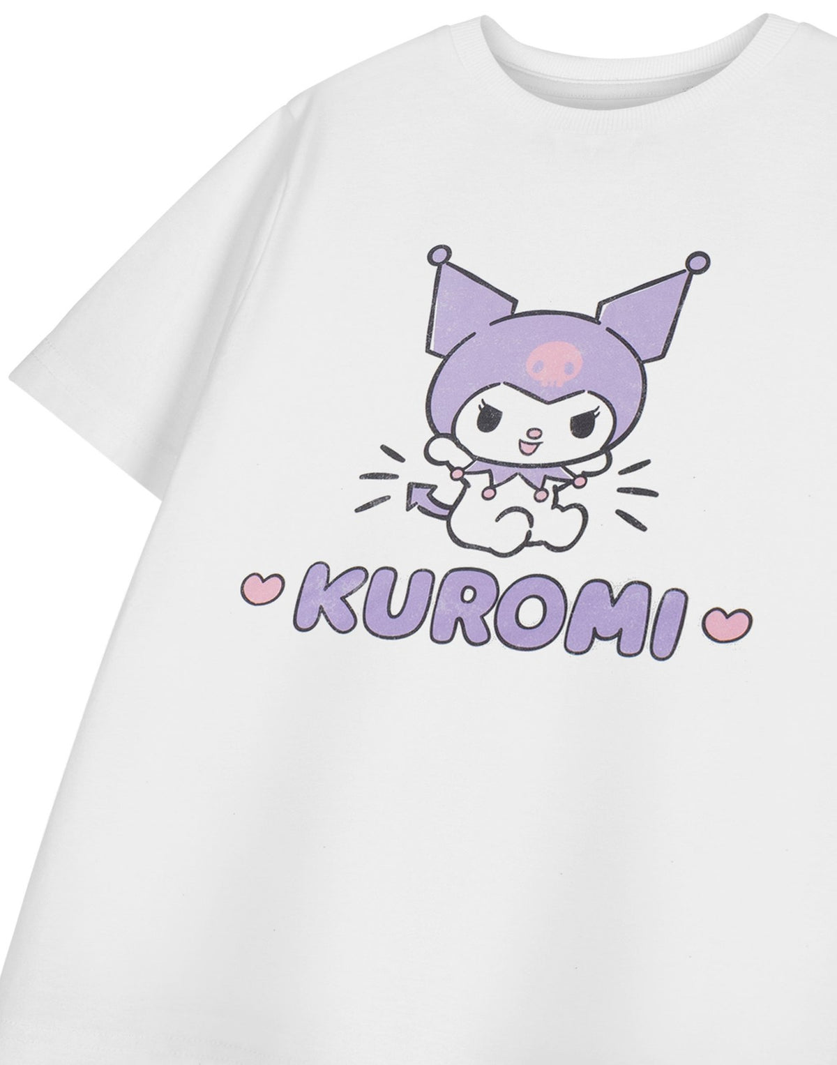 Hello Kitty Short Sleeved T-Shirt | Girls White | Official Merch