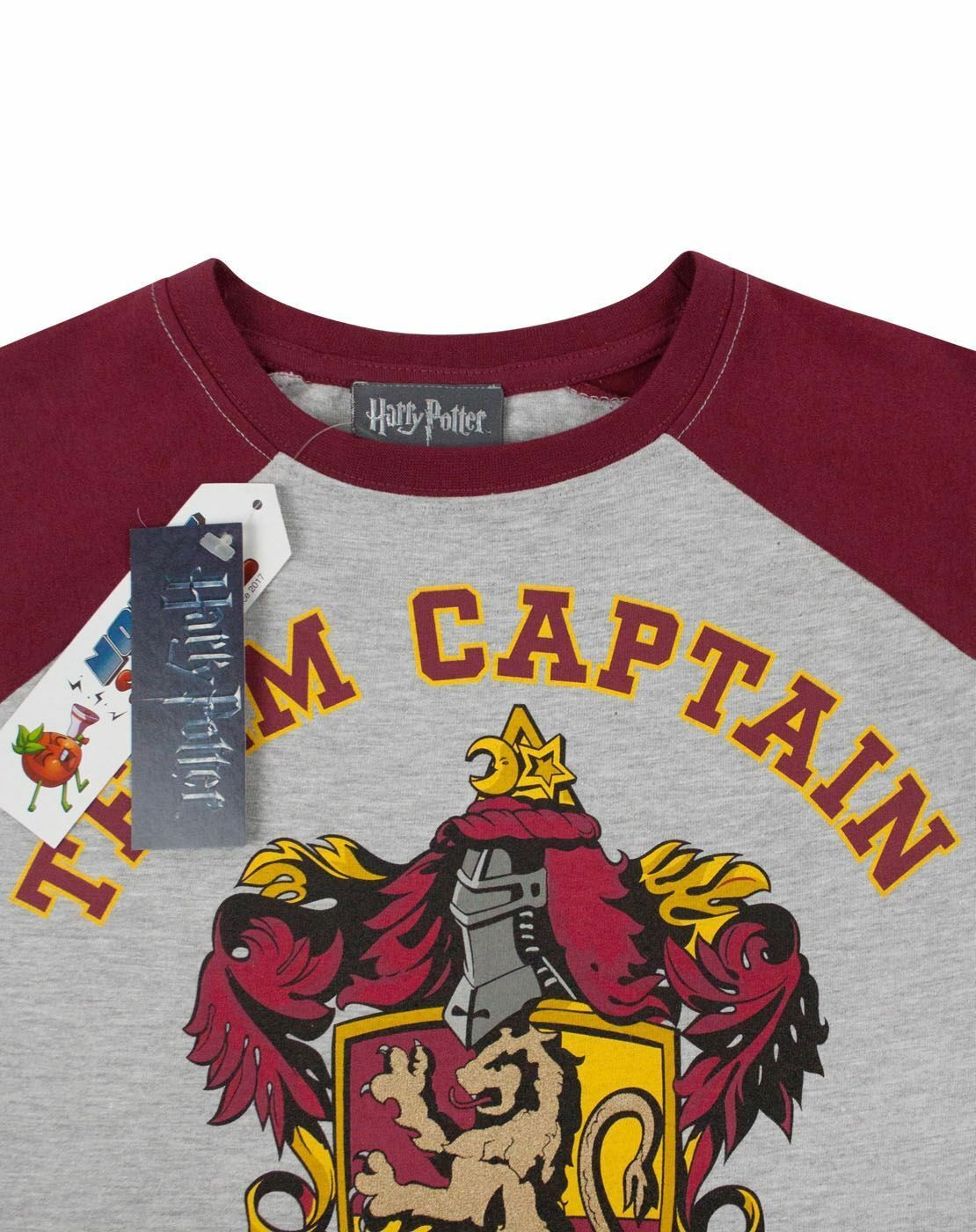 Harry Potter Short Sleeved T-Shirt | Girls Grey | Official Merch