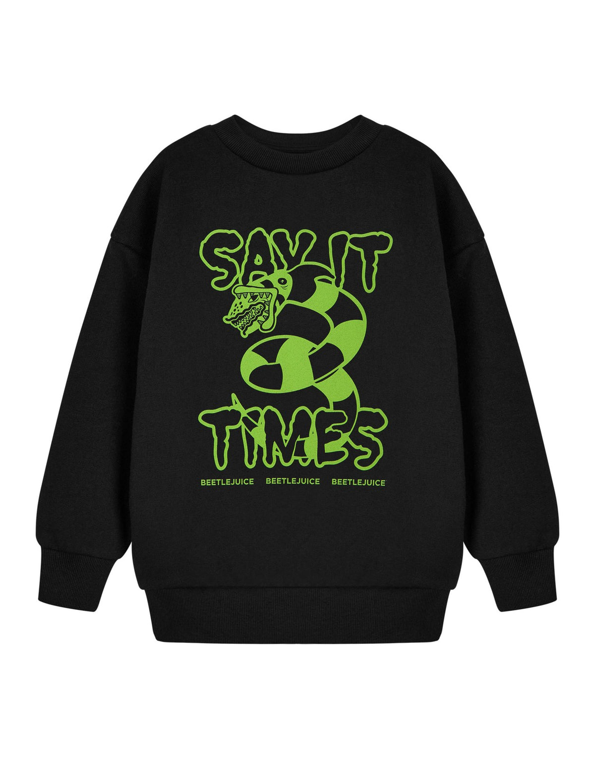Beetlejuice Sweatshirt | Unisex Kids Black | Official Merch
