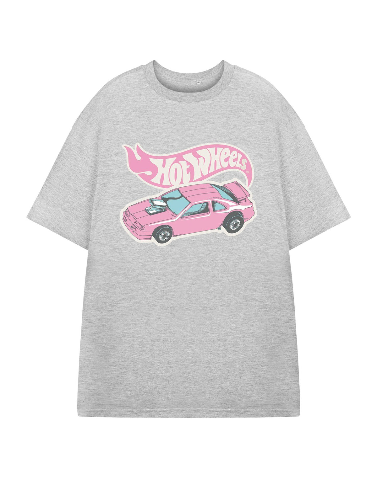 Hot Wheels Short Sleeved T-Shirt | Womens Grey Marl | Official Merch