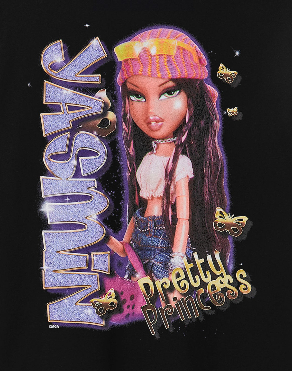 Bratz Short Sleeved T-Shirt | Womens Black | Official Merch