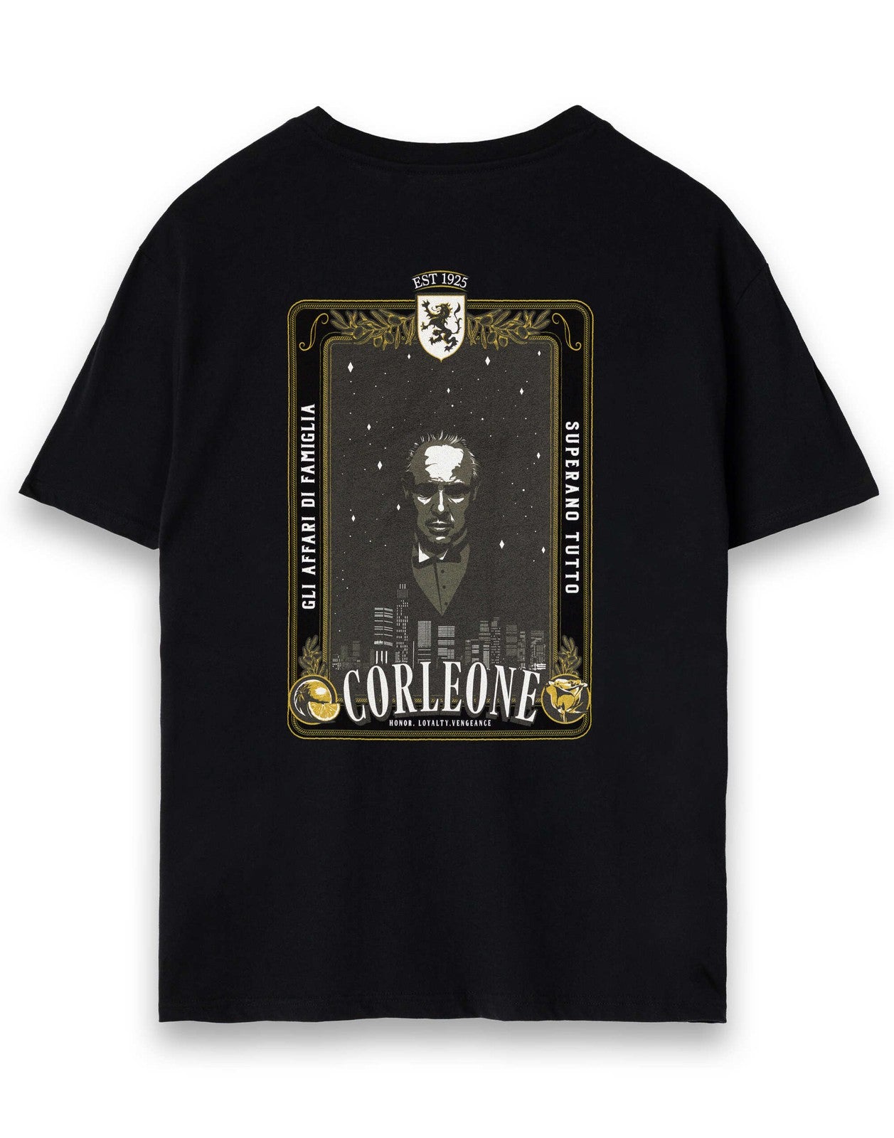 The Godfather Short Sleeved T-Shirt | Mens Black | Official Merch