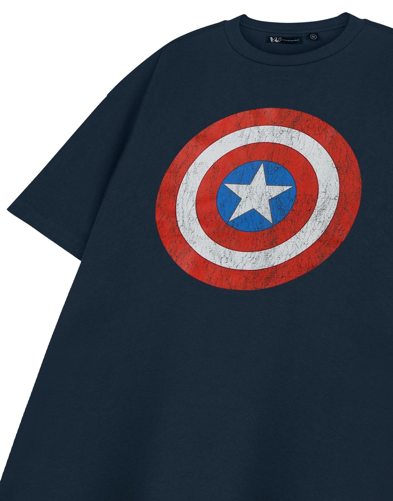 Marvel Short Sleeved T-Shirt | Mens Navy | Official Merch